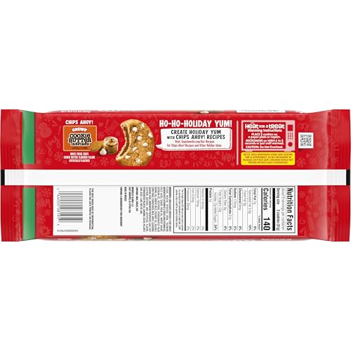 CHIPS AHOY! Galletas masticables con chispas de chocolate con Reese's Peanut Butter Cups, tamaño familiar, 14.25 oz