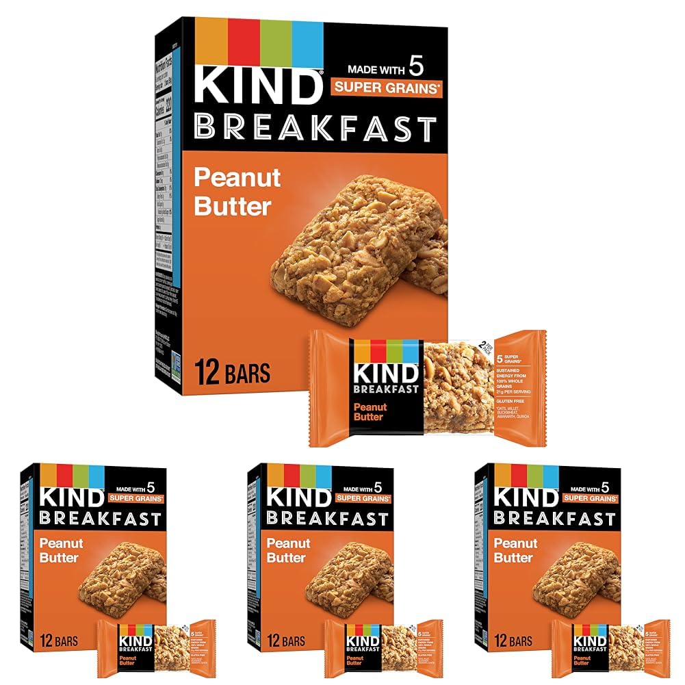 Kind, Bar Protein Breakfast Peanut Butter Banana Dark Chocolate 6 Count, 10.58 Ounce