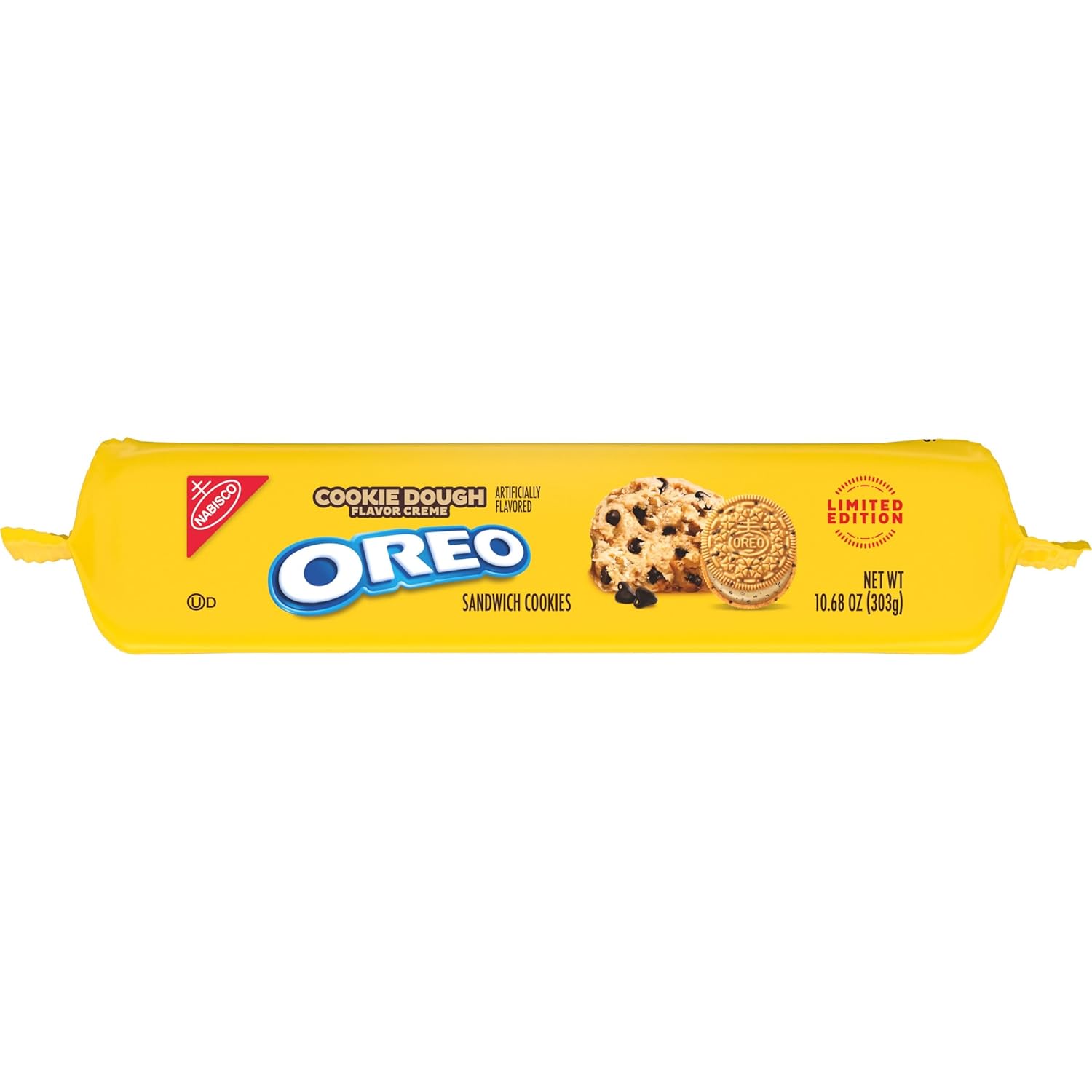 OREO Cookie Dough Creme Sandwich Cookies, Limited Edition, 10.68 oz