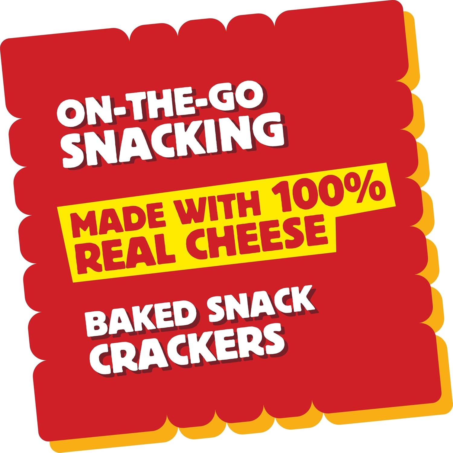 Cheez-It Cheese Crackers, Baked Snack Crackers, Lunch Snacks, Party Size, Original, 25oz Box (1 Box)