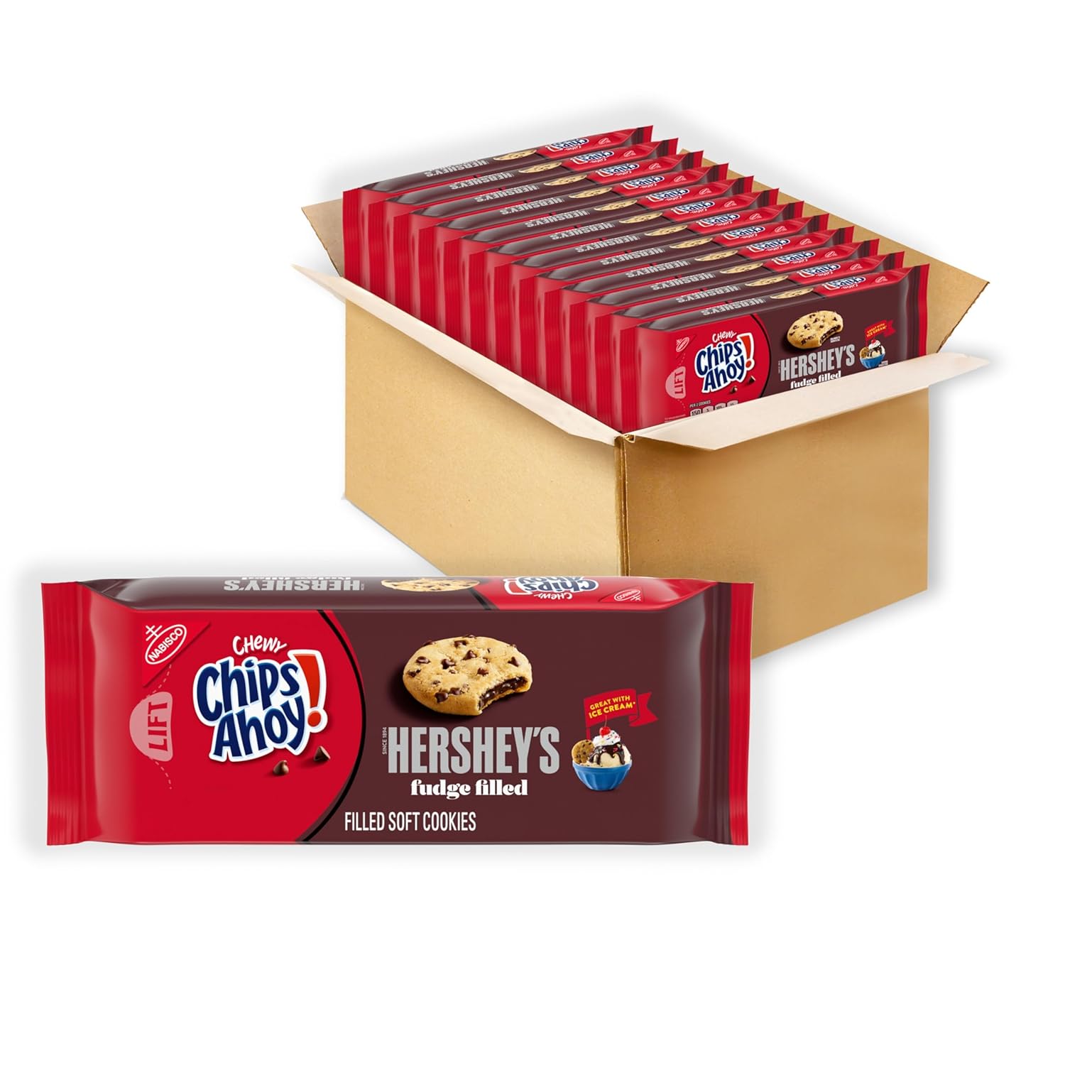 NABISCO CHIPS AHOY! CHIPS AHOY! Original Chocolate Chip Cookies, Party Size, 25.3 oz