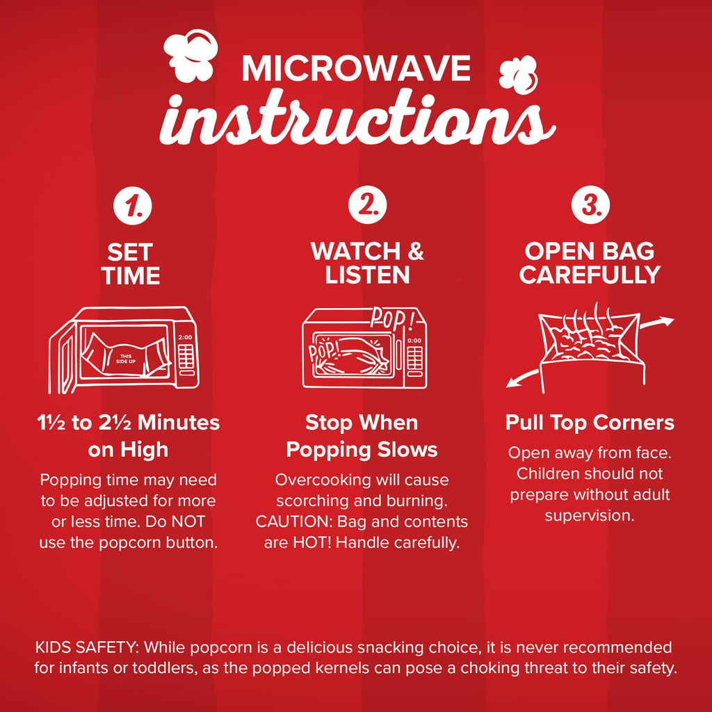Orville Redenbacher’s Microwave Popcorn Value Size, Ultimate Butter Flavor, 3g Fiber Per Serving, 3.29 oz., 12-Count