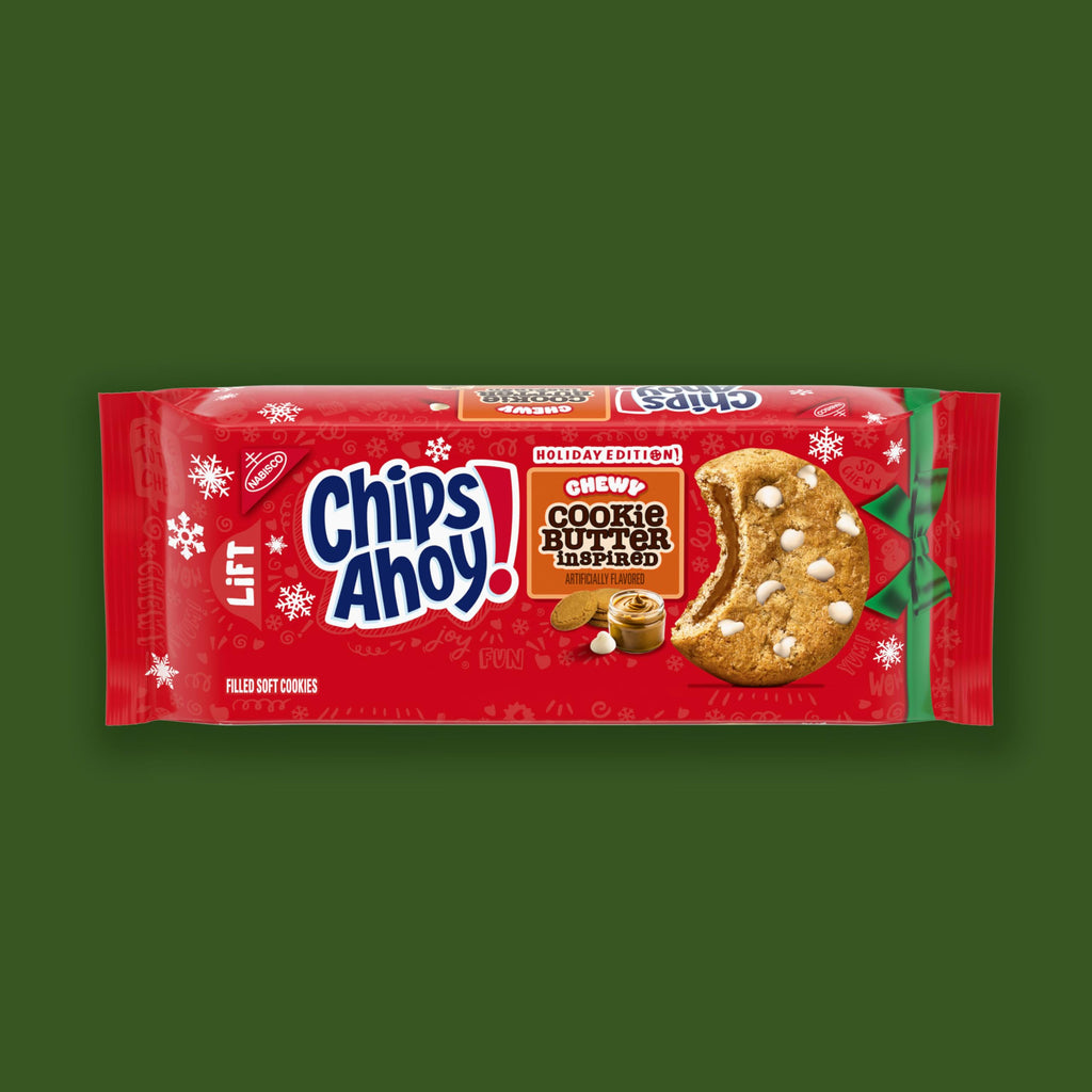 CHIPS AHOY! Galletas masticables con chispas de chocolate con Reese's Peanut Butter Cups, tamaño familiar, 14.25 oz