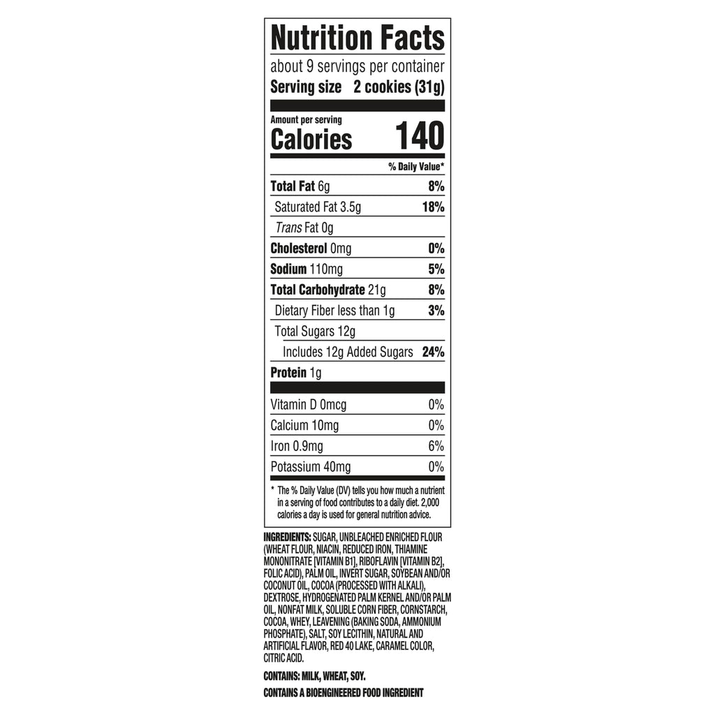 CHIPS AHOY! Galletas masticables con chispas de chocolate con Reese's Peanut Butter Cups, tamaño familiar, 14.25 oz