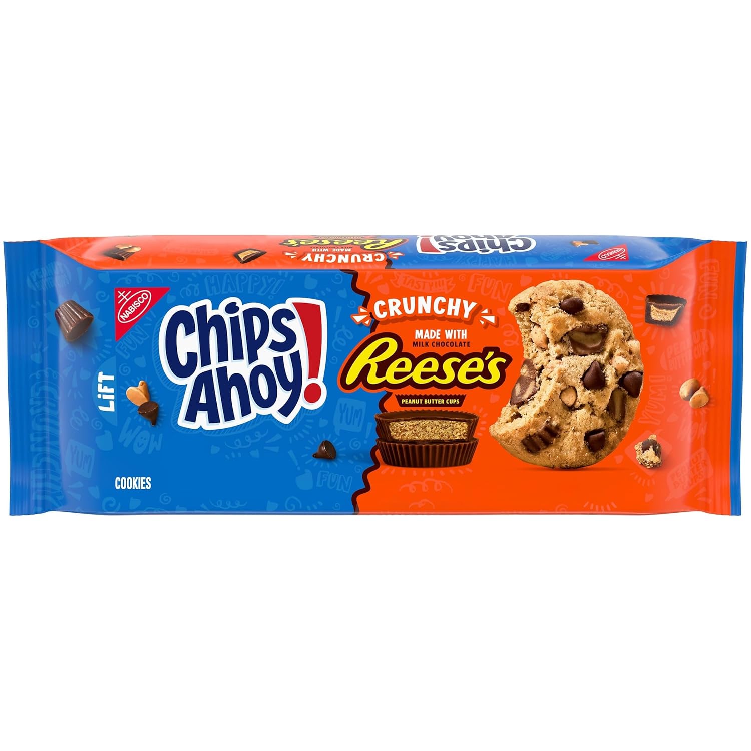 NABISCO CHIPS AHOY! CHIPS AHOY! Original Chocolate Chip Cookies, Party Size, 25.3 oz