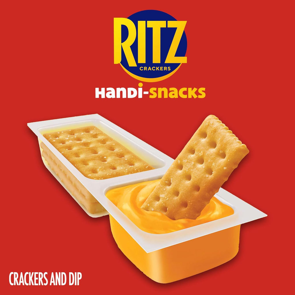 Handi-Snacks RITZ Crackers 'N Cheesy Dip Snack Packs, 20 Snack Packs