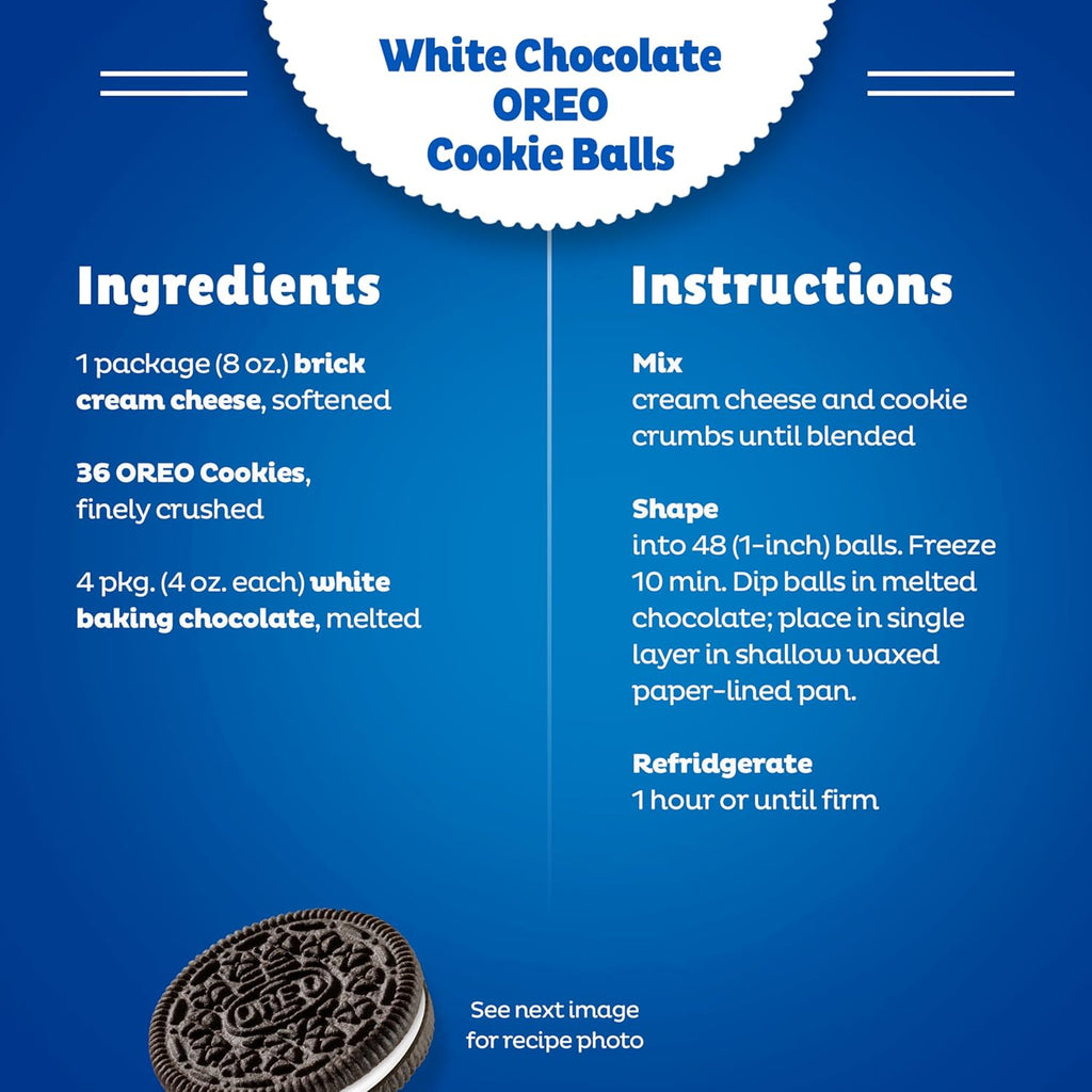 OREO Chocolate Sandwich Cookies, Party Size, 24.16 oz