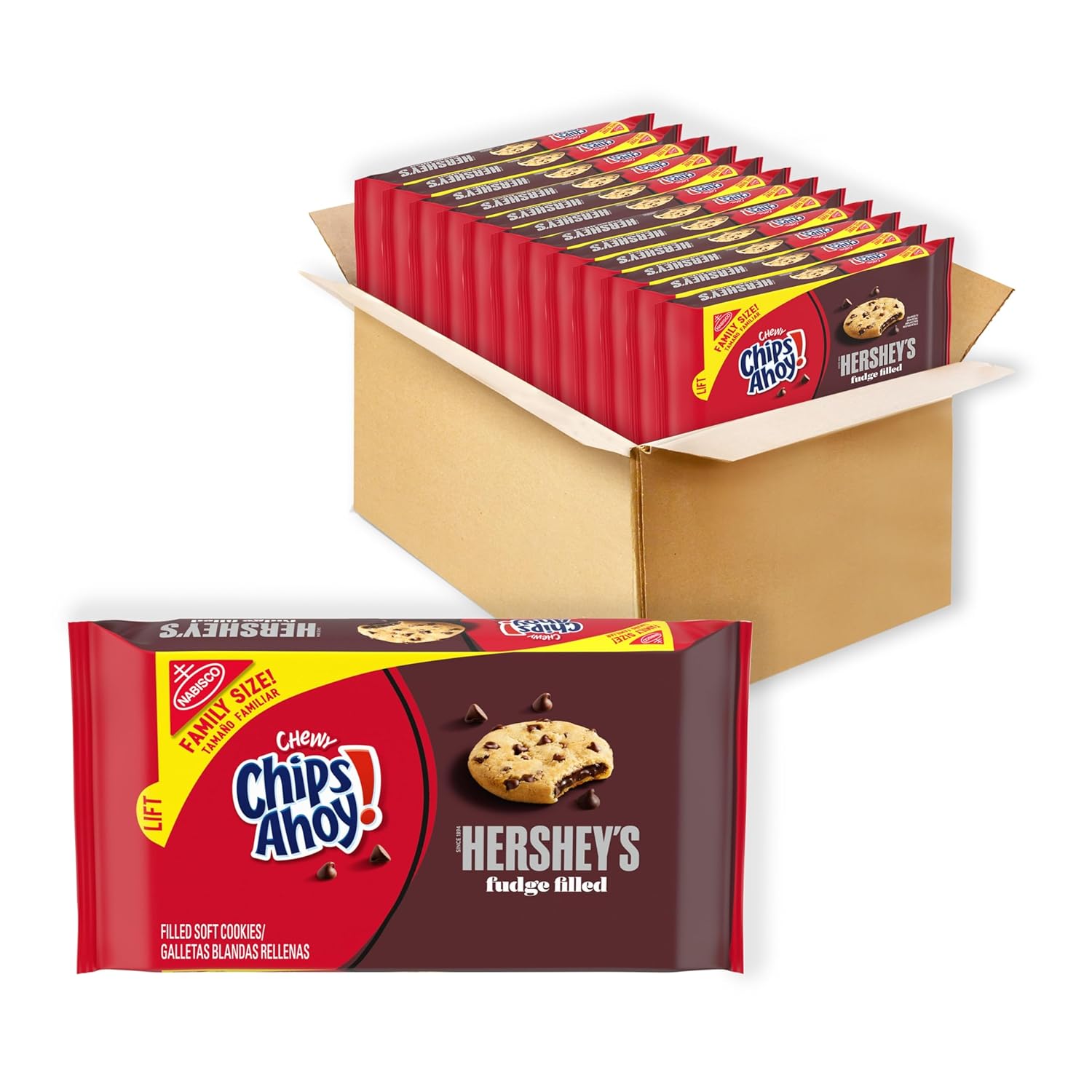 NABISCO CHIPS AHOY! CHIPS AHOY! Original Chocolate Chip Cookies, Party Size, 25.3 oz