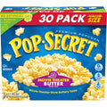 Pop Secret Microwave Popcorn, Movie Theater Butter Flavor, 3 Oz Sharing Bags, 30 Ct