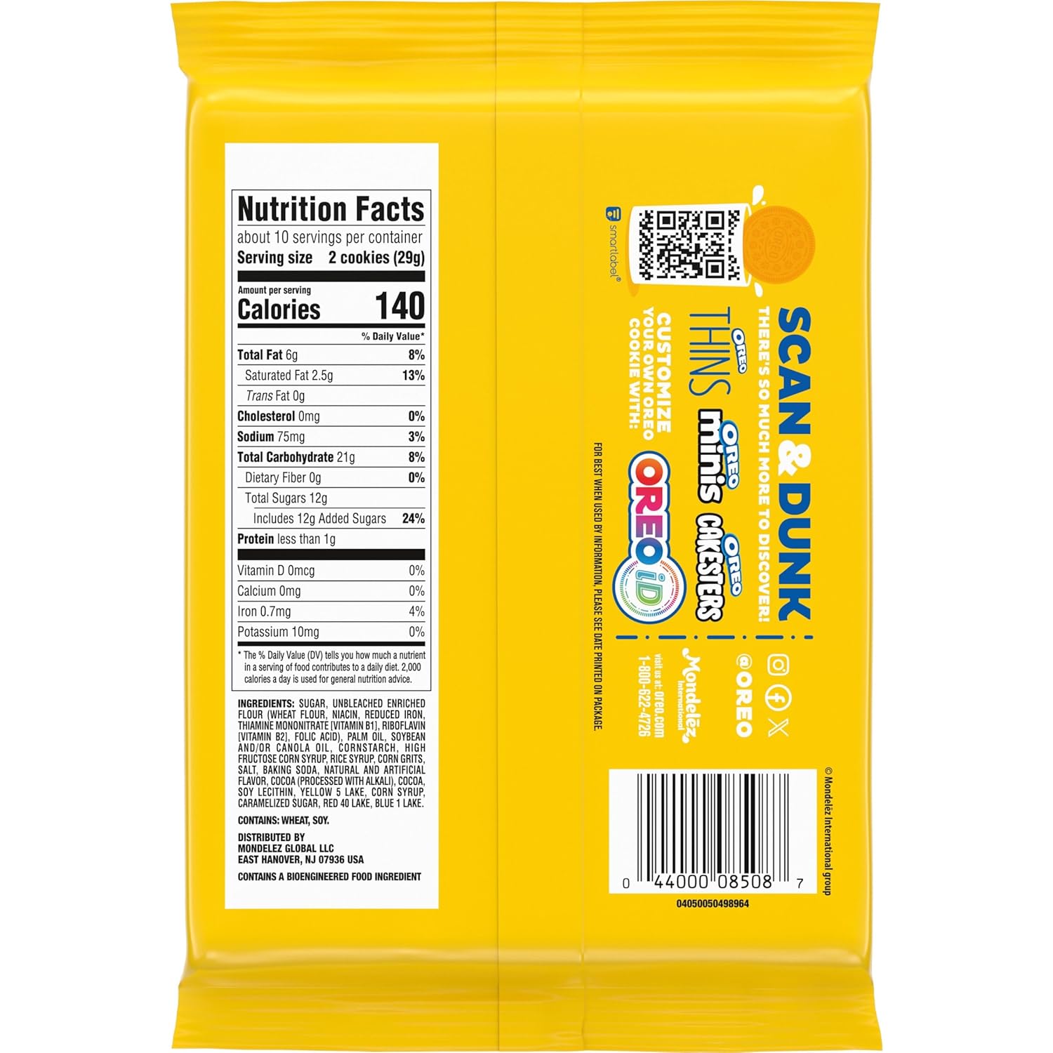 OREO Cookie Dough Creme Sandwich Cookies, Limited Edition, 10.68 oz