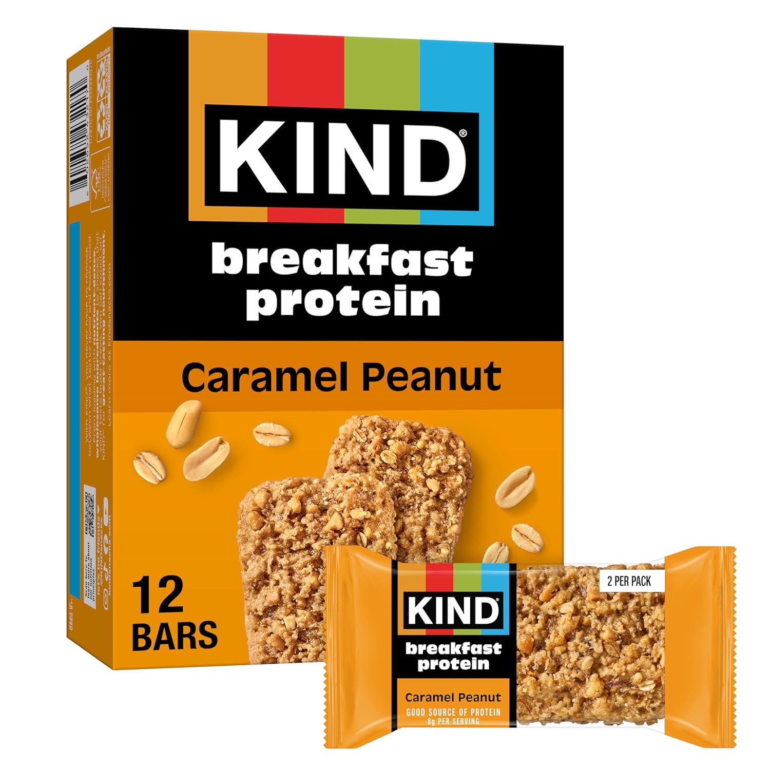 Kind, Bar Protein Breakfast Peanut Butter Banana Dark Chocolate 6 Count, 10.58 Ounce
