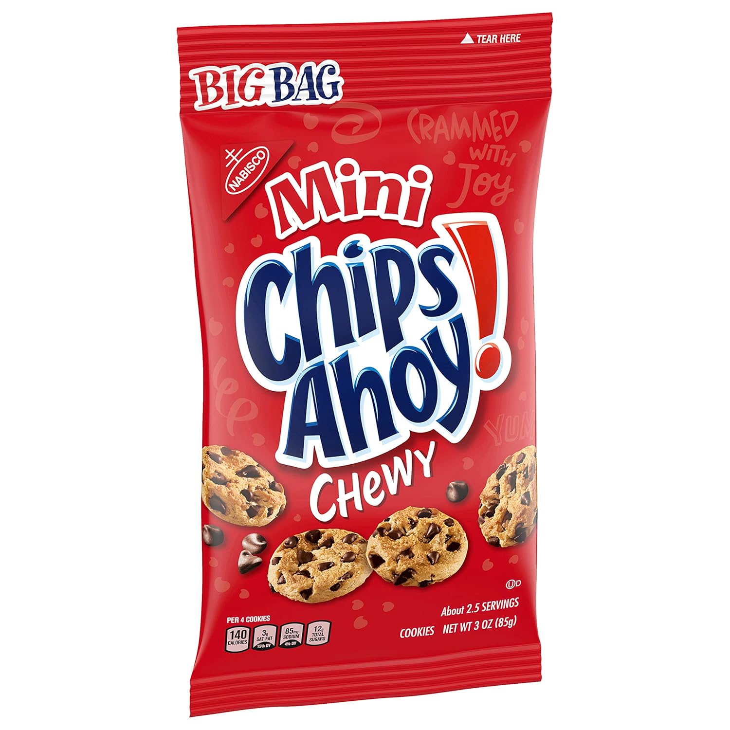 NABISCO CHIPS AHOY! CHIPS AHOY! Original Chocolate Chip Cookies, Party Size, 25.3 oz
