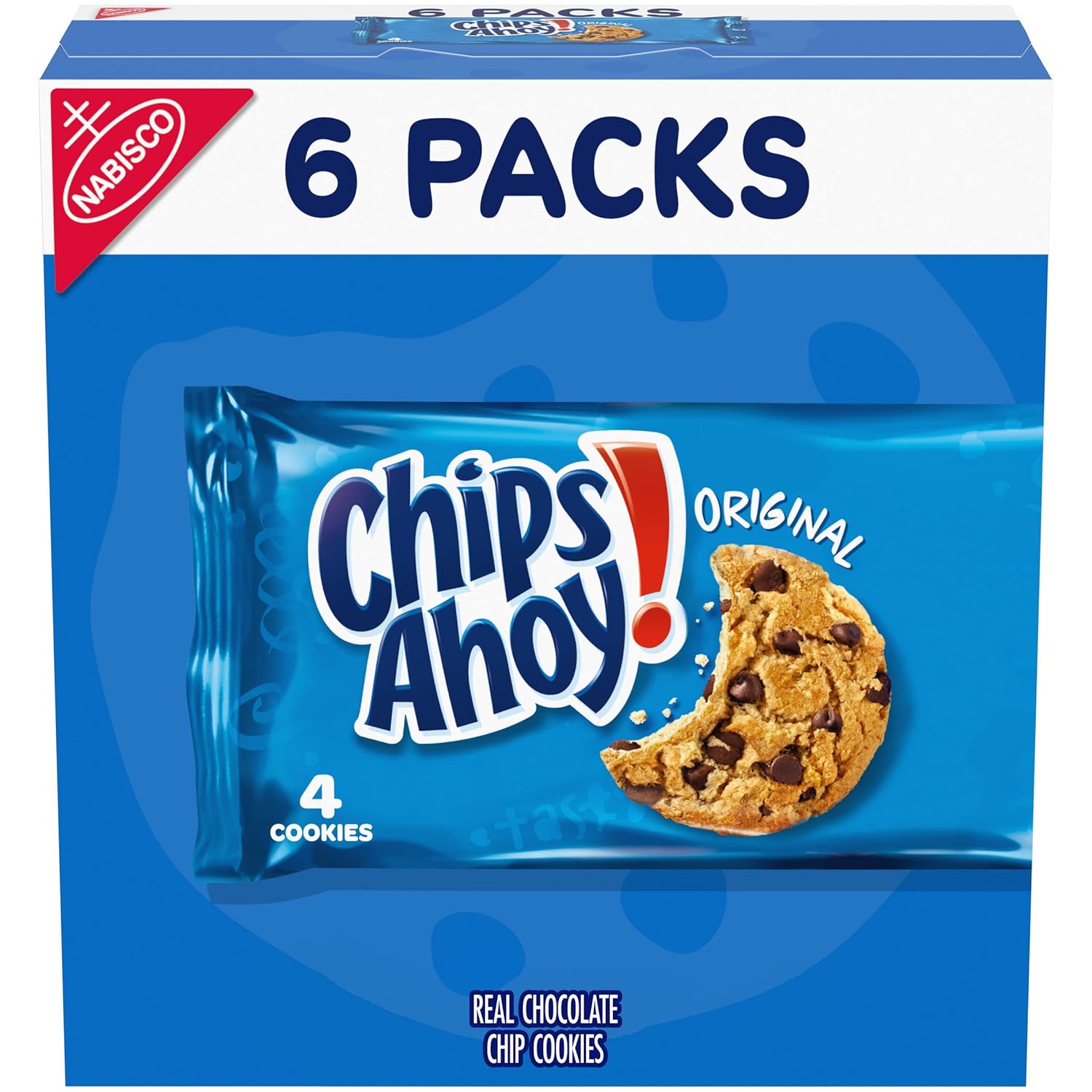 NABISCO CHIPS AHOY! CHIPS AHOY! Original Chocolate Chip Cookies, Party Size, 25.3 oz