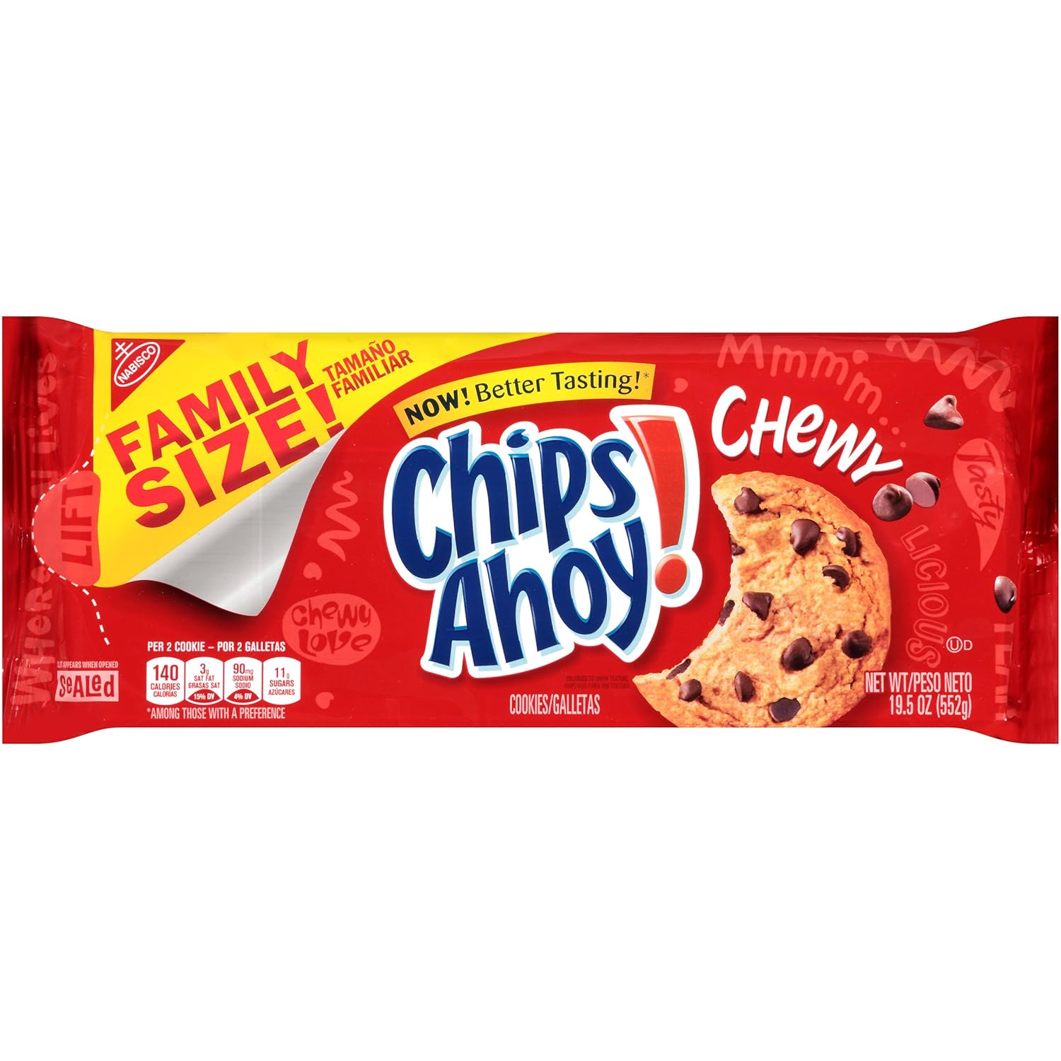 NABISCO CHIPS AHOY! CHIPS AHOY! Original Chocolate Chip Cookies, Party Size, 25.3 oz