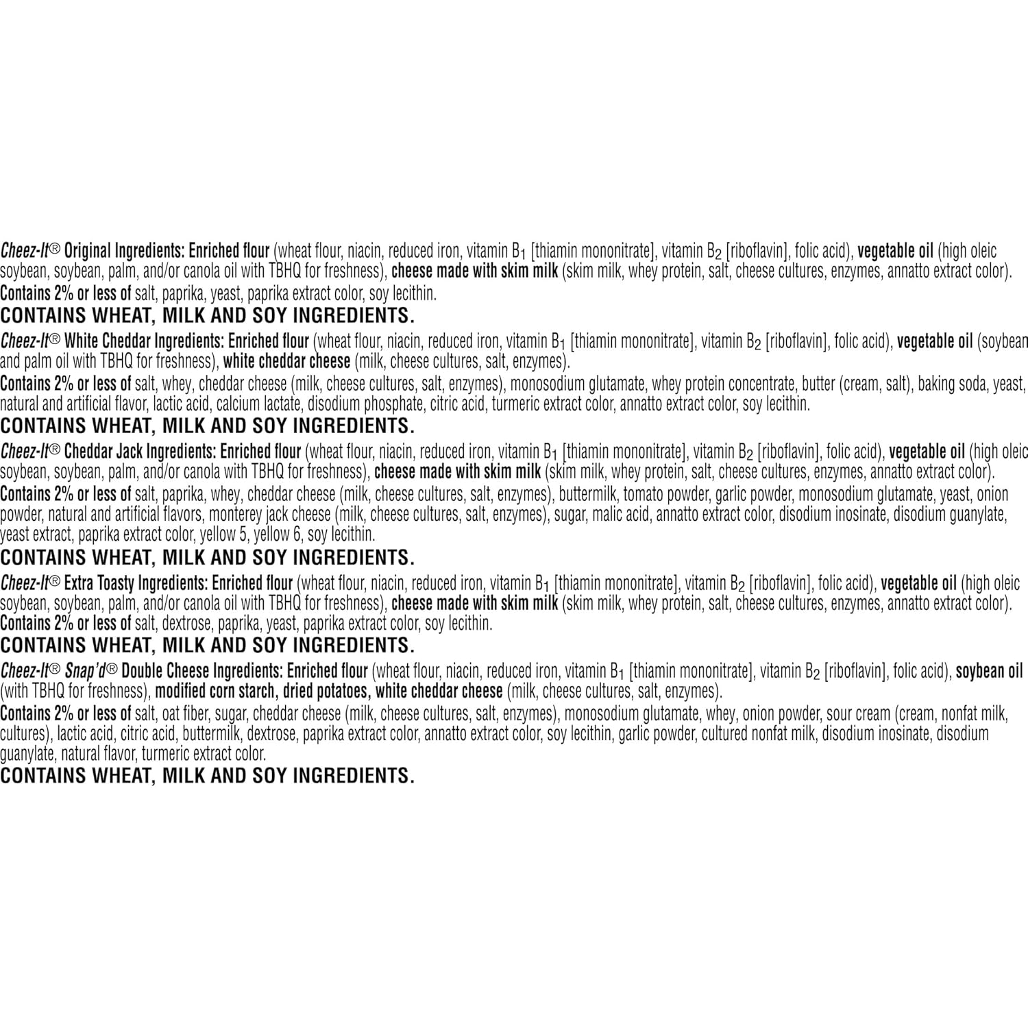 Cheez-It Cheese Crackers, Baked Snack Crackers, Office and Kids Snacks, Variety Pack, 28.74oz Box (30 Packs)