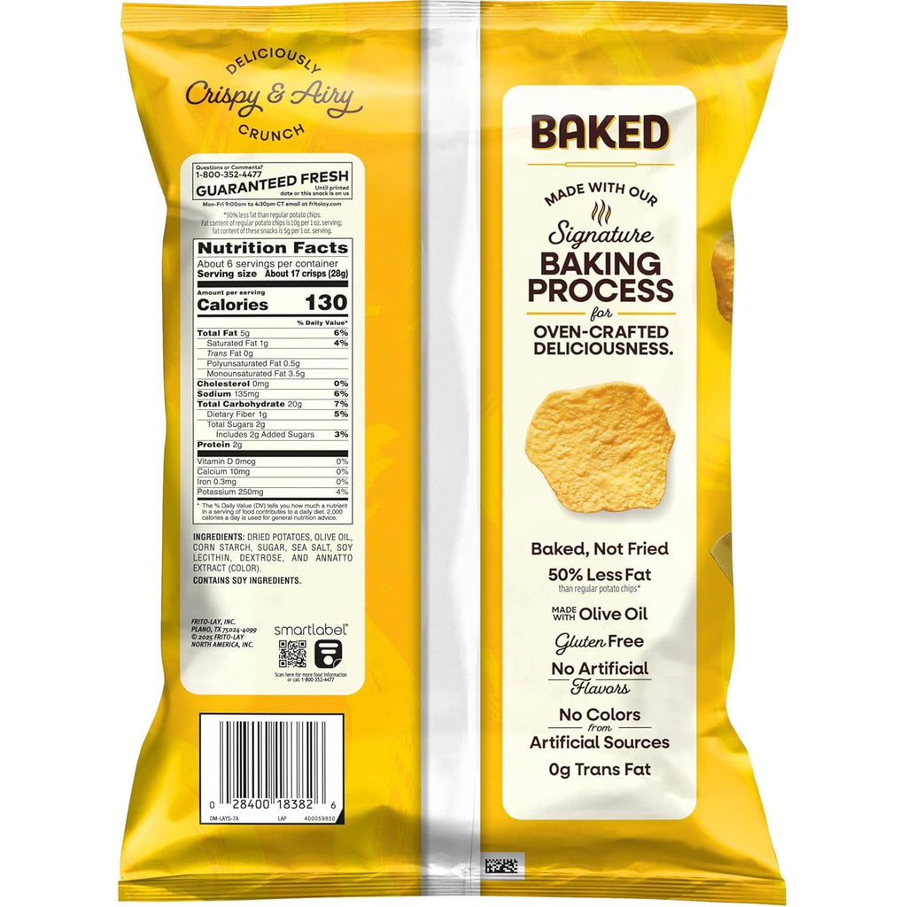 Lay's Baked Potato Crisps, Original, 6.25 oz