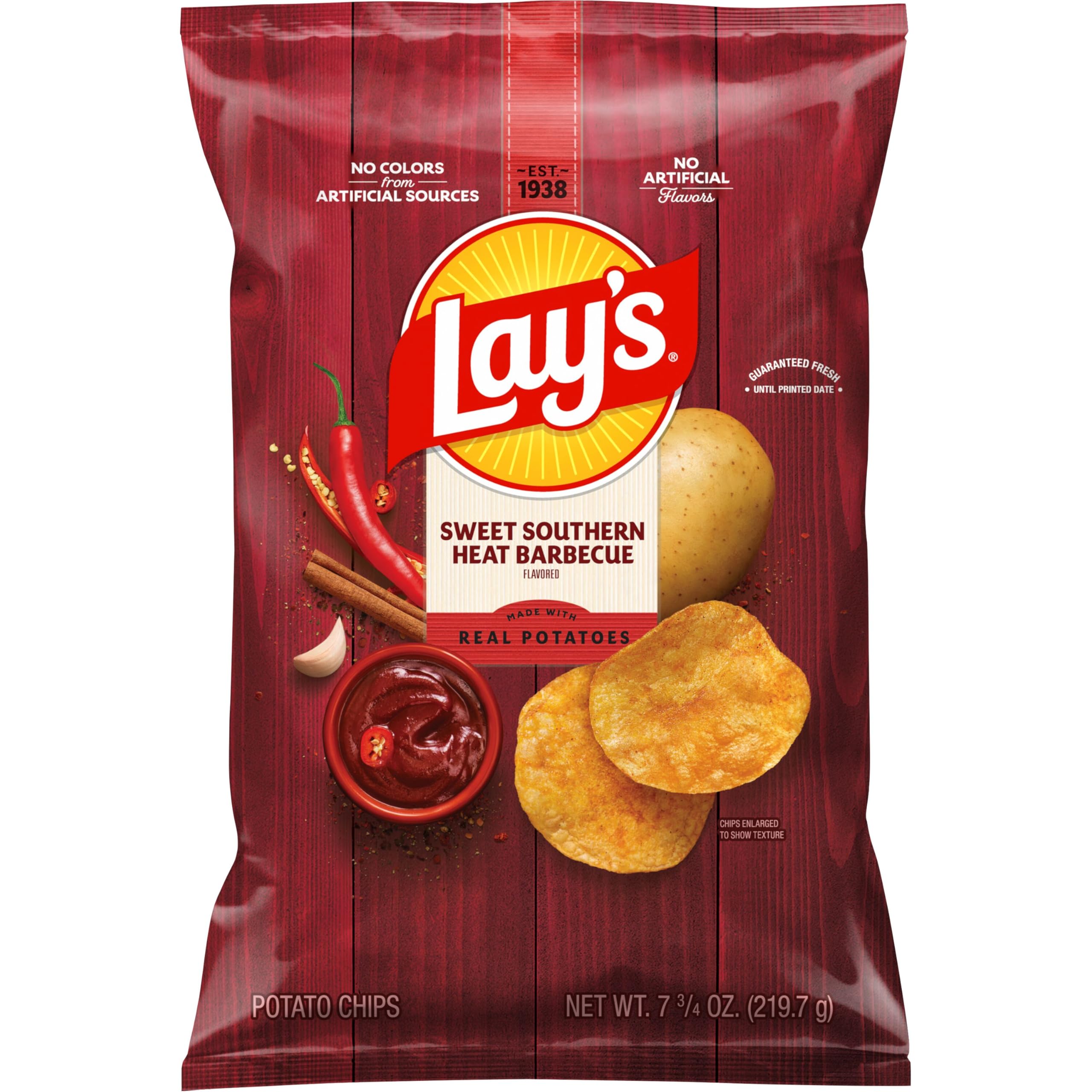 Lay's Potato Chips, Sour Cream & Onion Flavored, 12.5 Oz