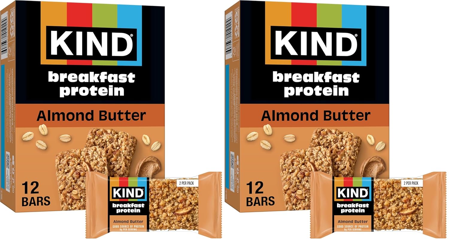 Kind, Bar Protein Breakfast Peanut Butter Banana Dark Chocolate 6 Count, 10.58 Ounce