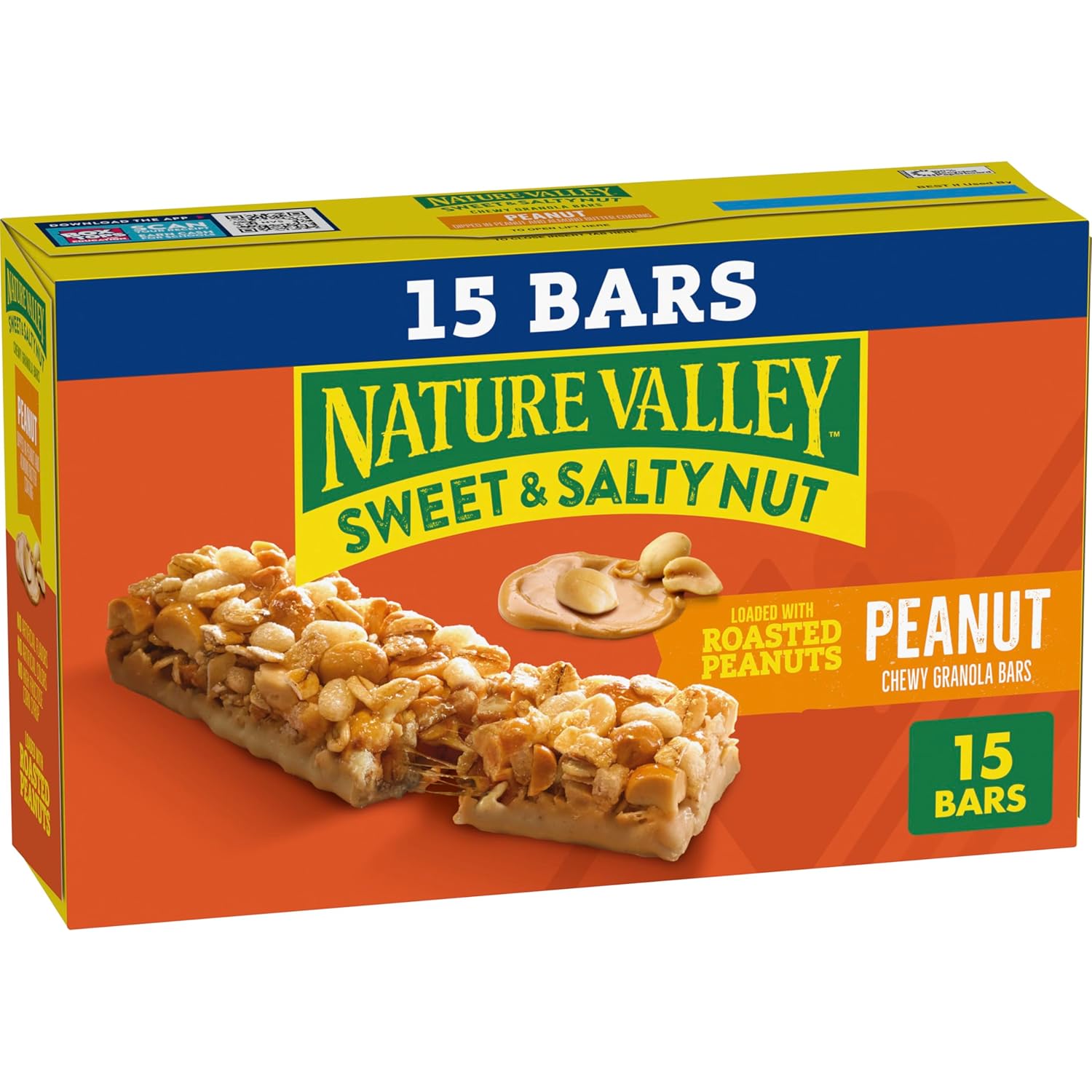 Nature Valley Sweet and Salty Granola Bars, Peanut, 30 Bars, 36 OZ