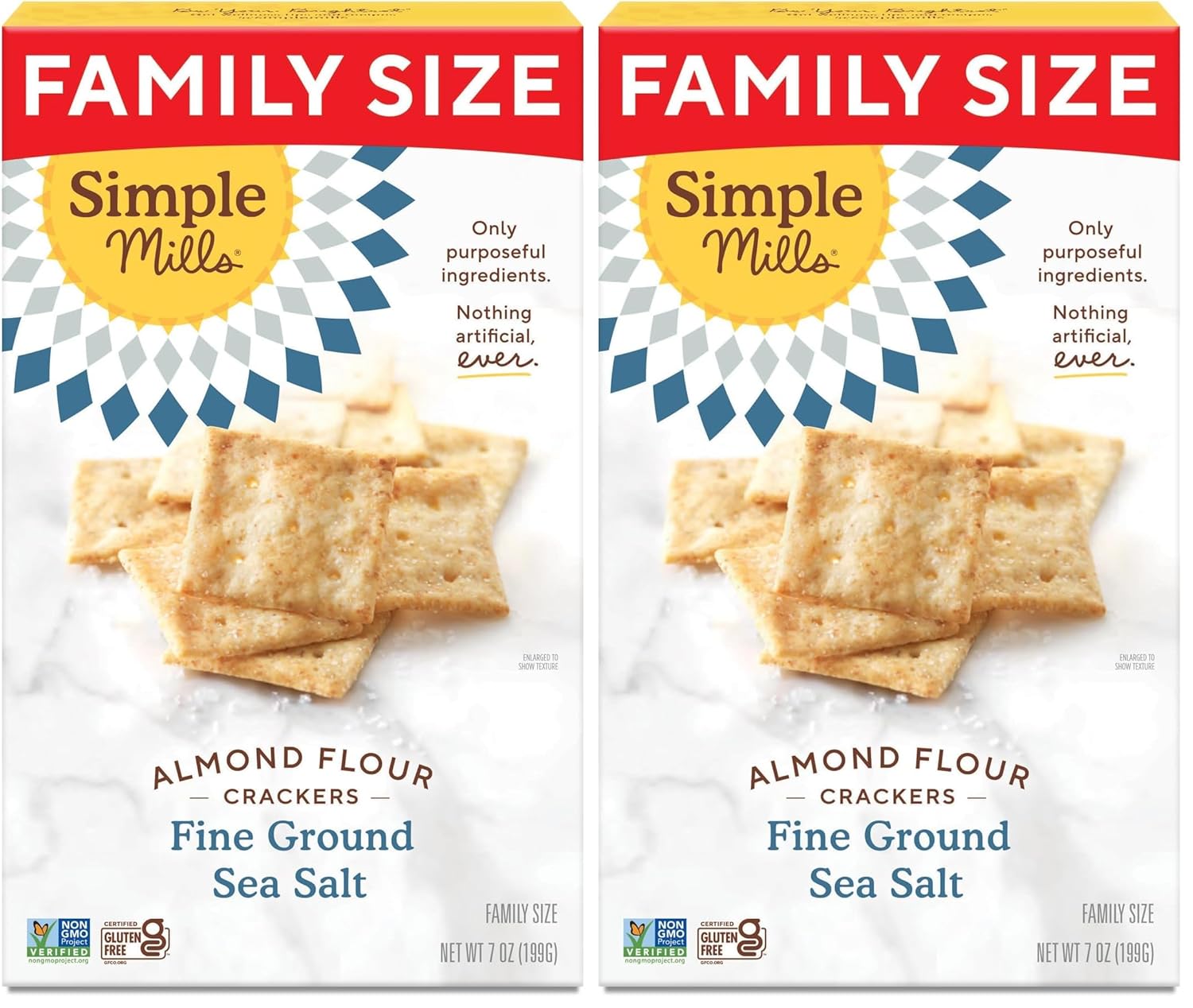 Simple Mills Almond Flour Crackers, Farmhouse Cheddar - Gluten Free, Healthy Snacks, Plant Based, 4.25 Ounce (Pack of 1)