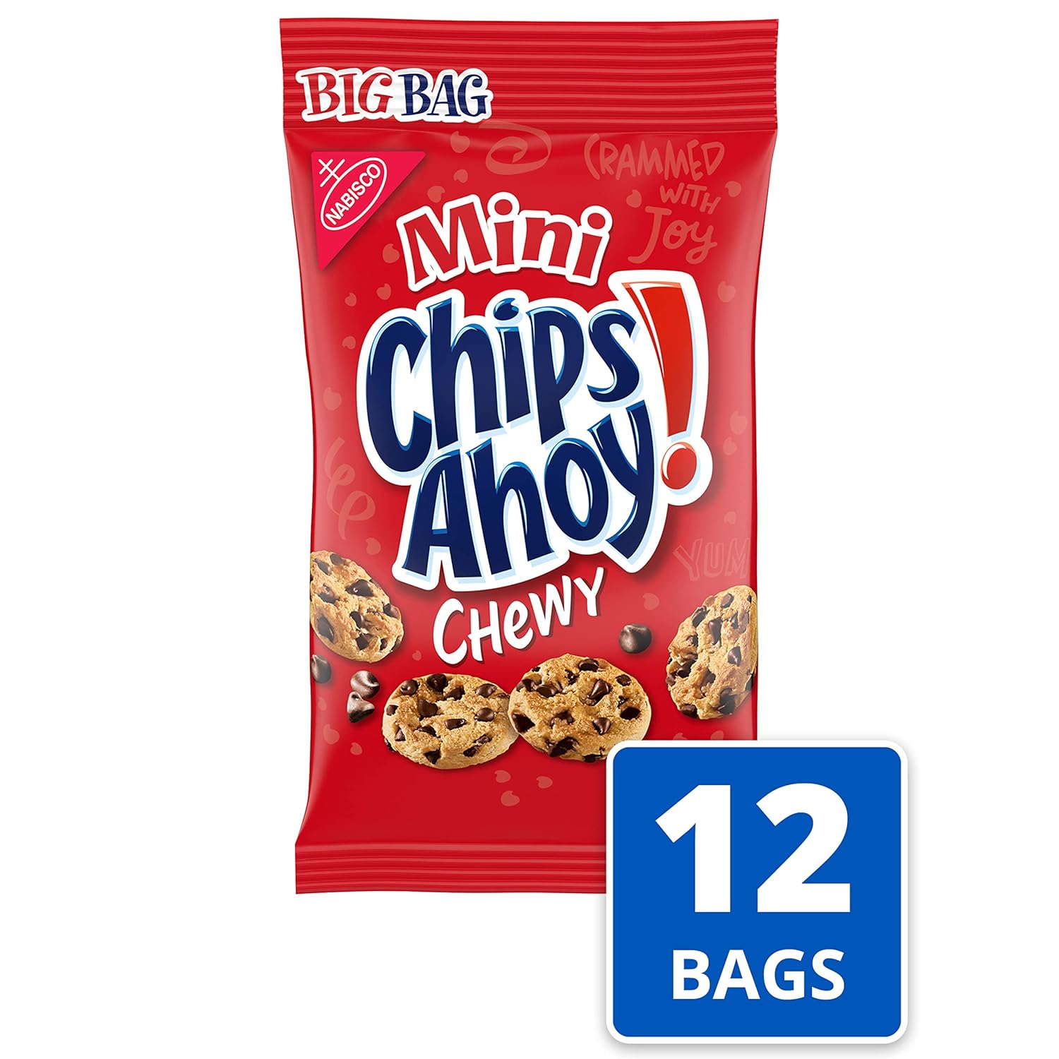 NABISCO CHIPS AHOY! CHIPS AHOY! Original Chocolate Chip Cookies, Party Size, 25.3 oz