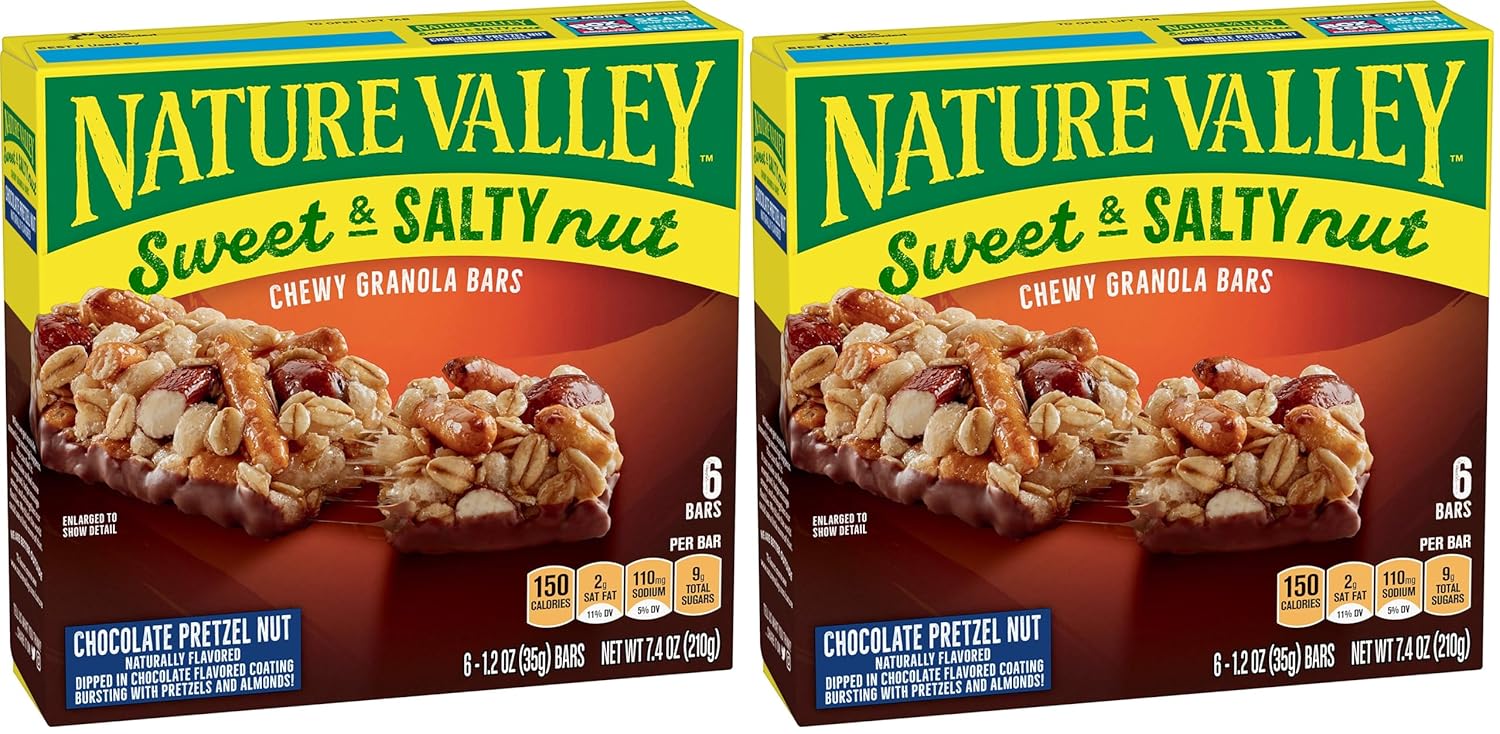Nature Valley Sweet and Salty Granola Bars, Peanut, 30 Bars, 36 OZ
