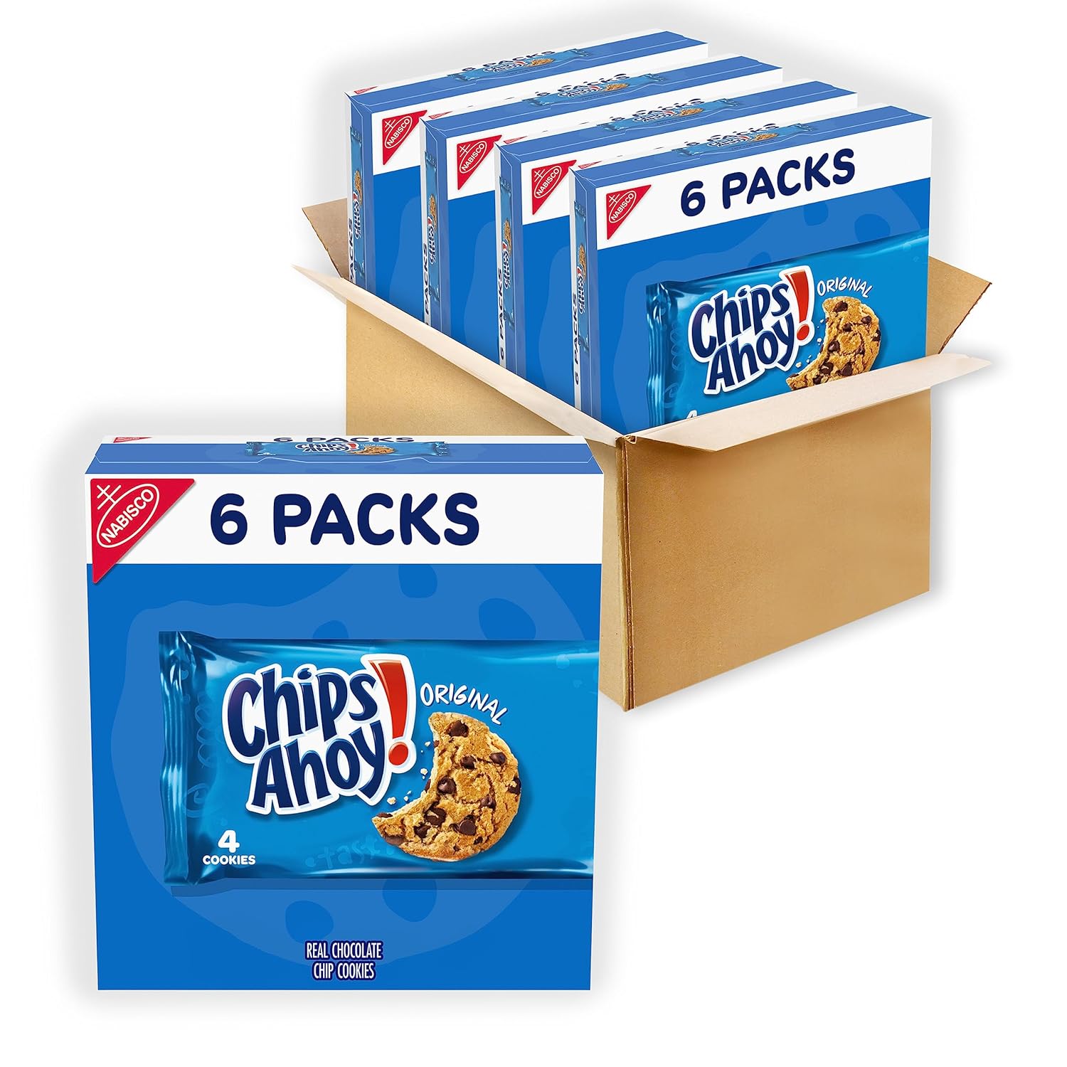 NABISCO CHIPS AHOY! CHIPS AHOY! Original Chocolate Chip Cookies, Party Size, 25.3 oz