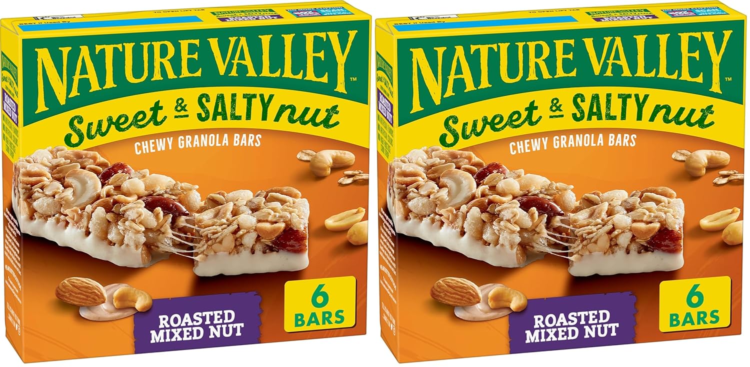 Nature Valley Sweet and Salty Granola Bars, Peanut, 30 Bars, 36 OZ