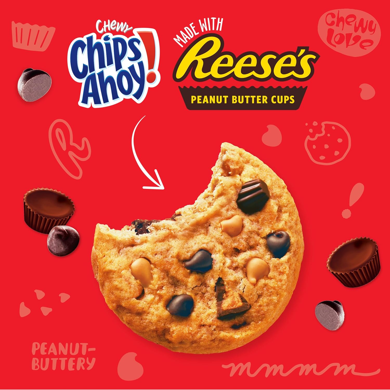 NABISCO CHIPS AHOY! CHIPS AHOY! Original Chocolate Chip Cookies, Party Size, 25.3 oz