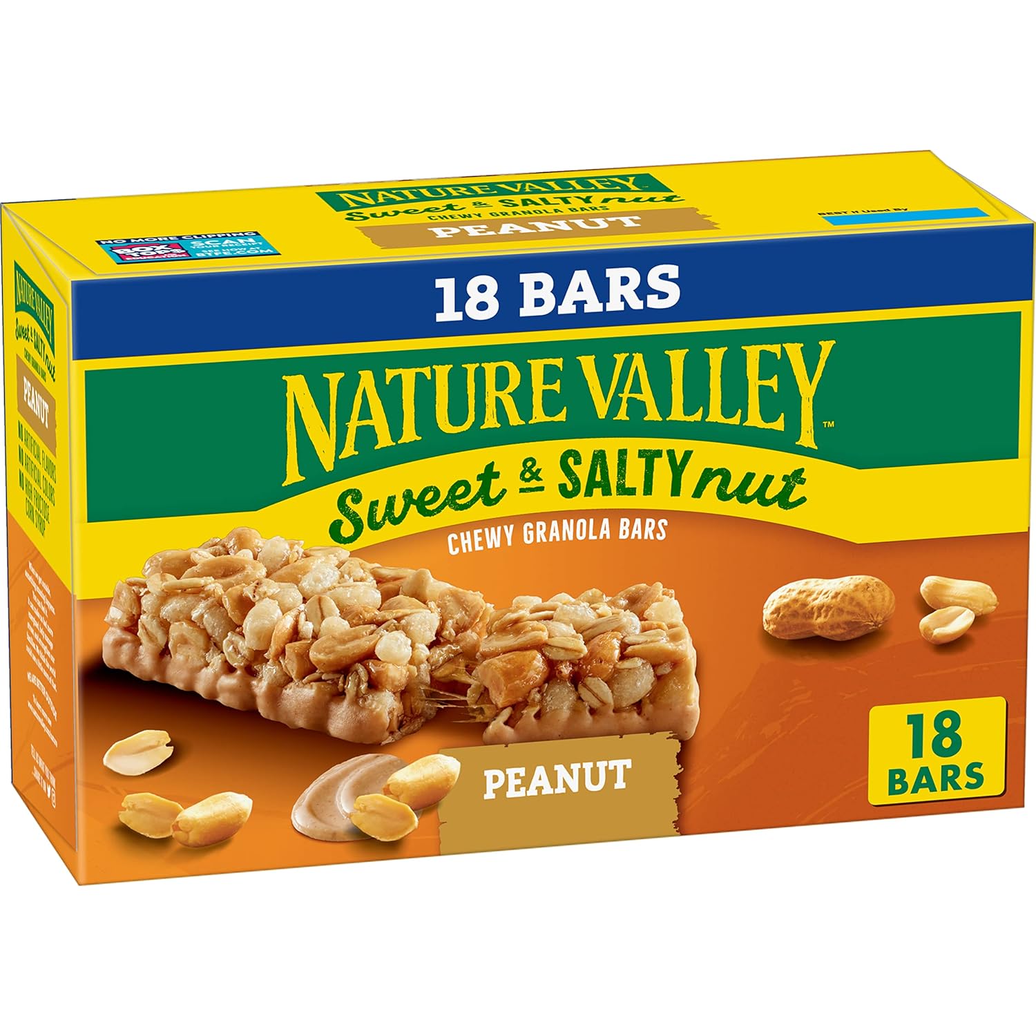 Nature Valley Sweet and Salty Granola Bars, Peanut, 30 Bars, 36 OZ