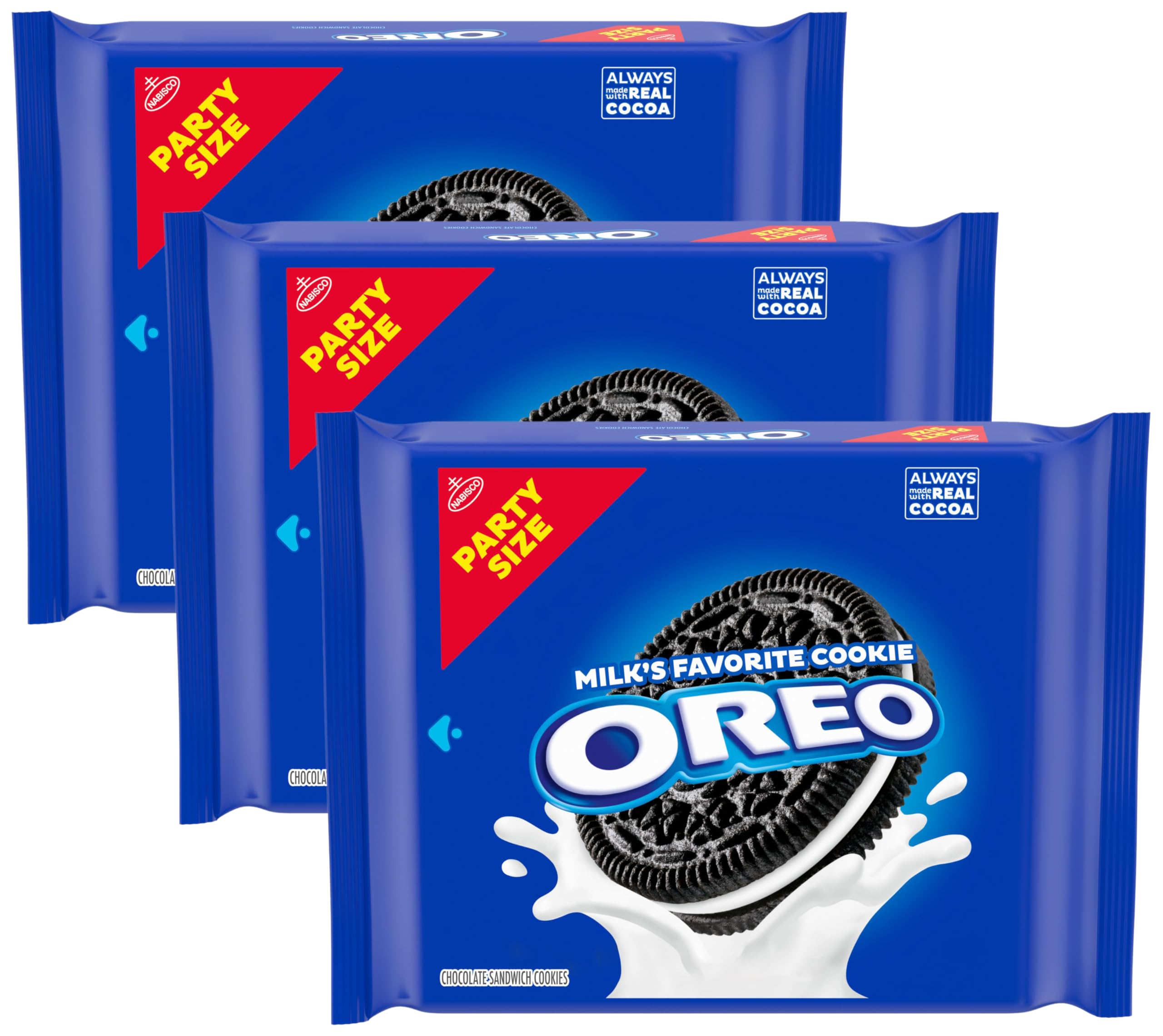 OREO Chocolate Sandwich Cookies, Party Size, 24.16 oz