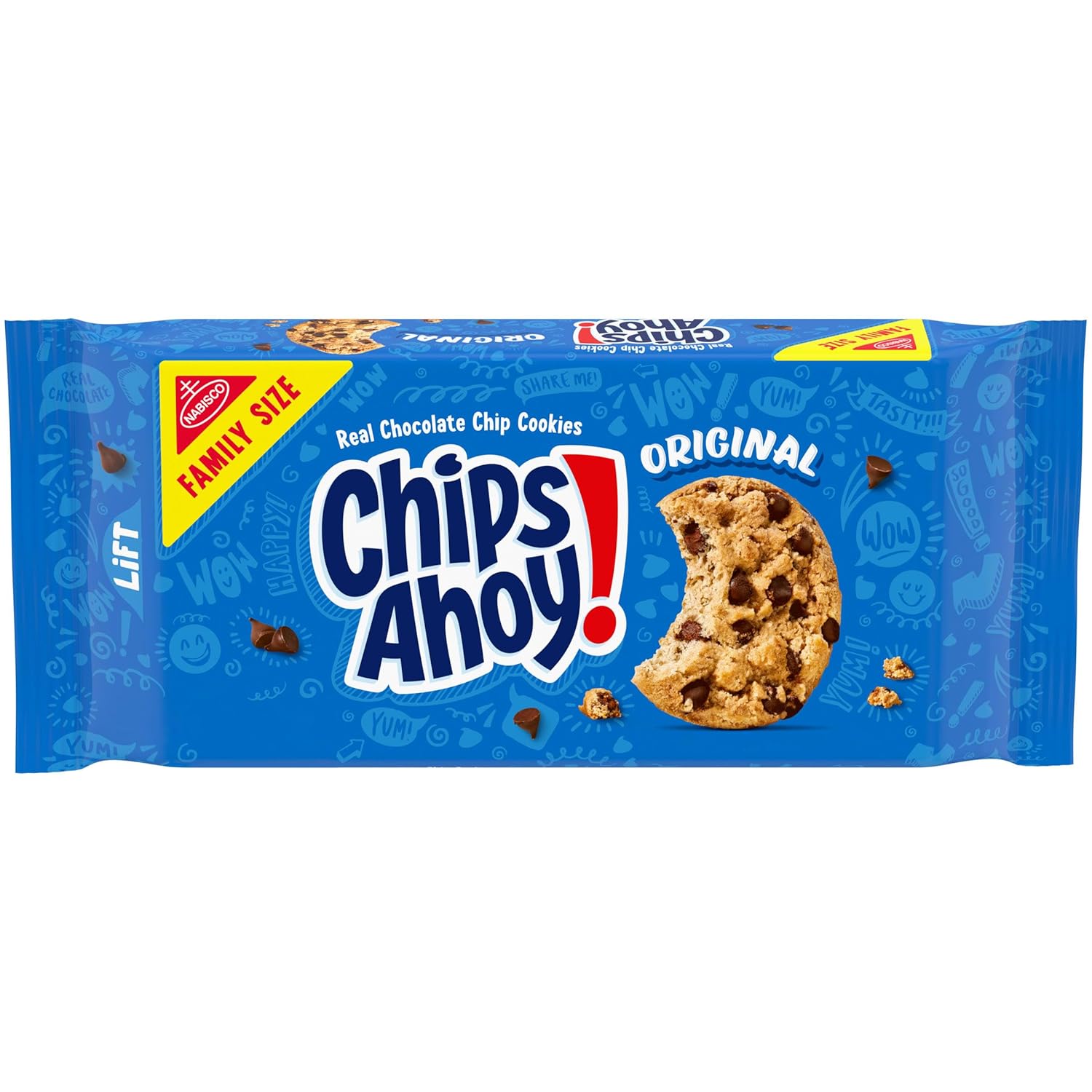 NABISCO CHIPS AHOY! CHIPS AHOY! Original Chocolate Chip Cookies, Party Size, 25.3 oz