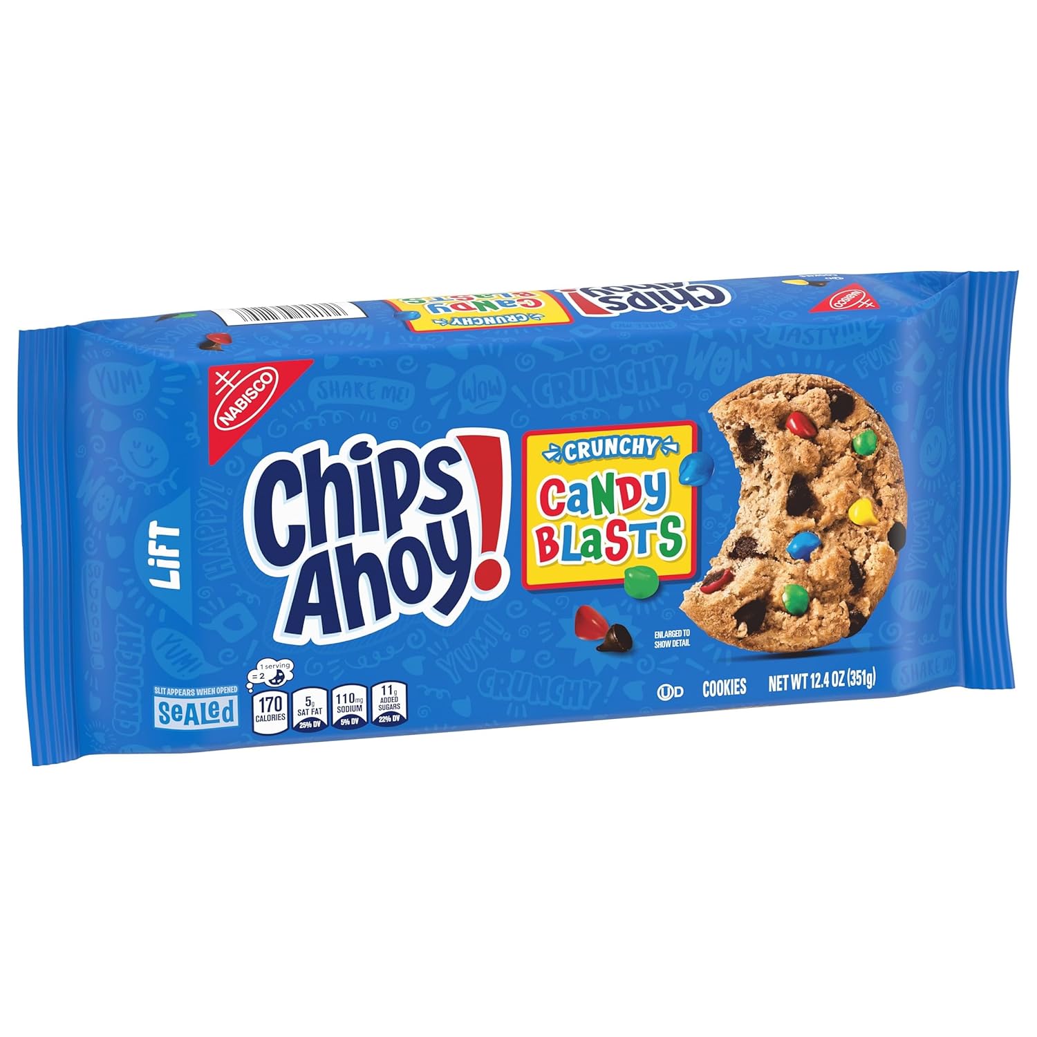 NABISCO CHIPS AHOY! CHIPS AHOY! Original Chocolate Chip Cookies, Party Size, 25.3 oz