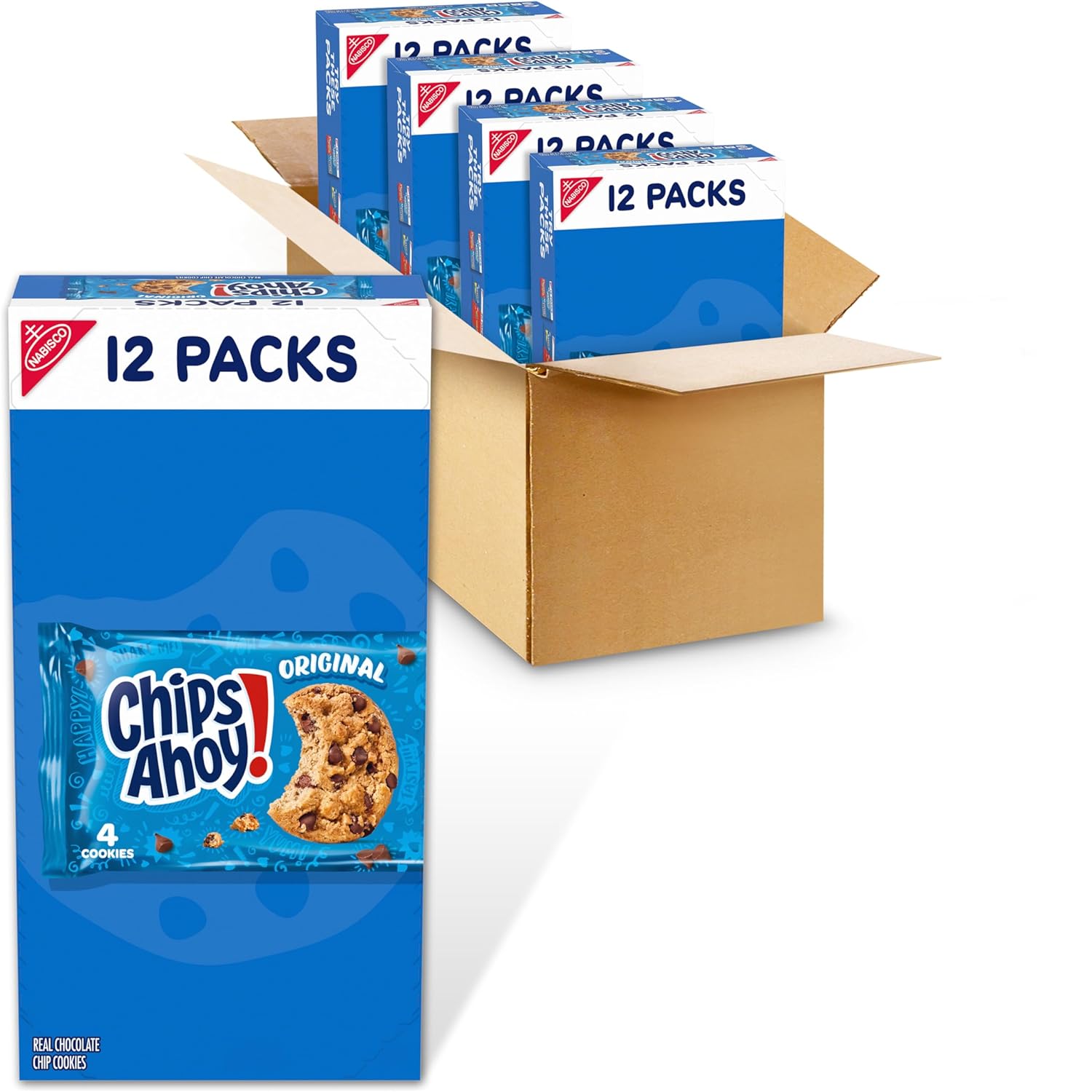 NABISCO CHIPS AHOY! CHIPS AHOY! Original Chocolate Chip Cookies, Party Size, 25.3 oz