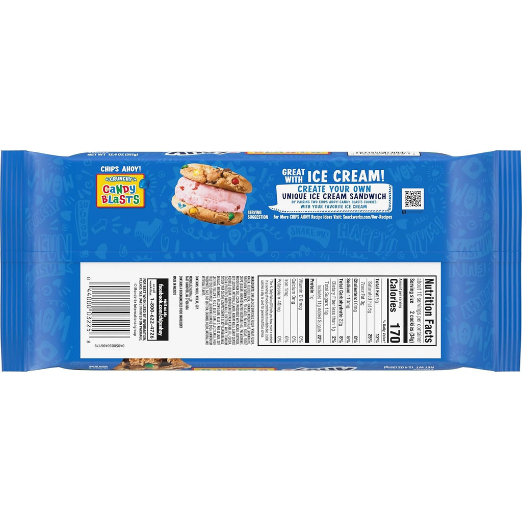 NABISCO CHIPS AHOY! CHIPS AHOY! Original Chocolate Chip Cookies, Party Size, 25.3 oz