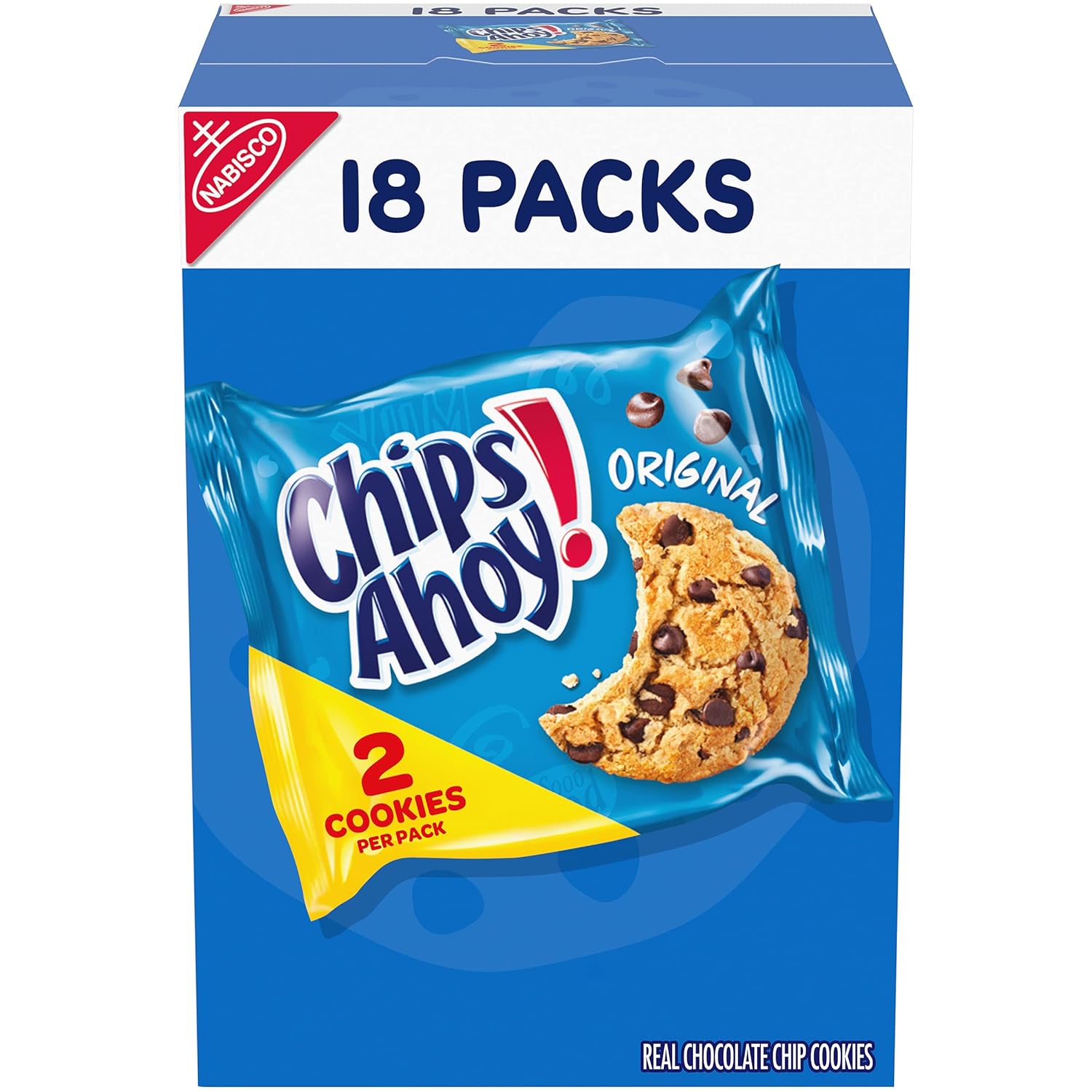 NABISCO CHIPS AHOY! CHIPS AHOY! Original Chocolate Chip Cookies, Party Size, 25.3 oz