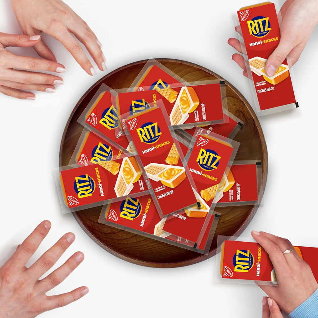 Handi-Snacks RITZ Crackers 'N Cheesy Dip Snack Packs, 20 Snack Packs