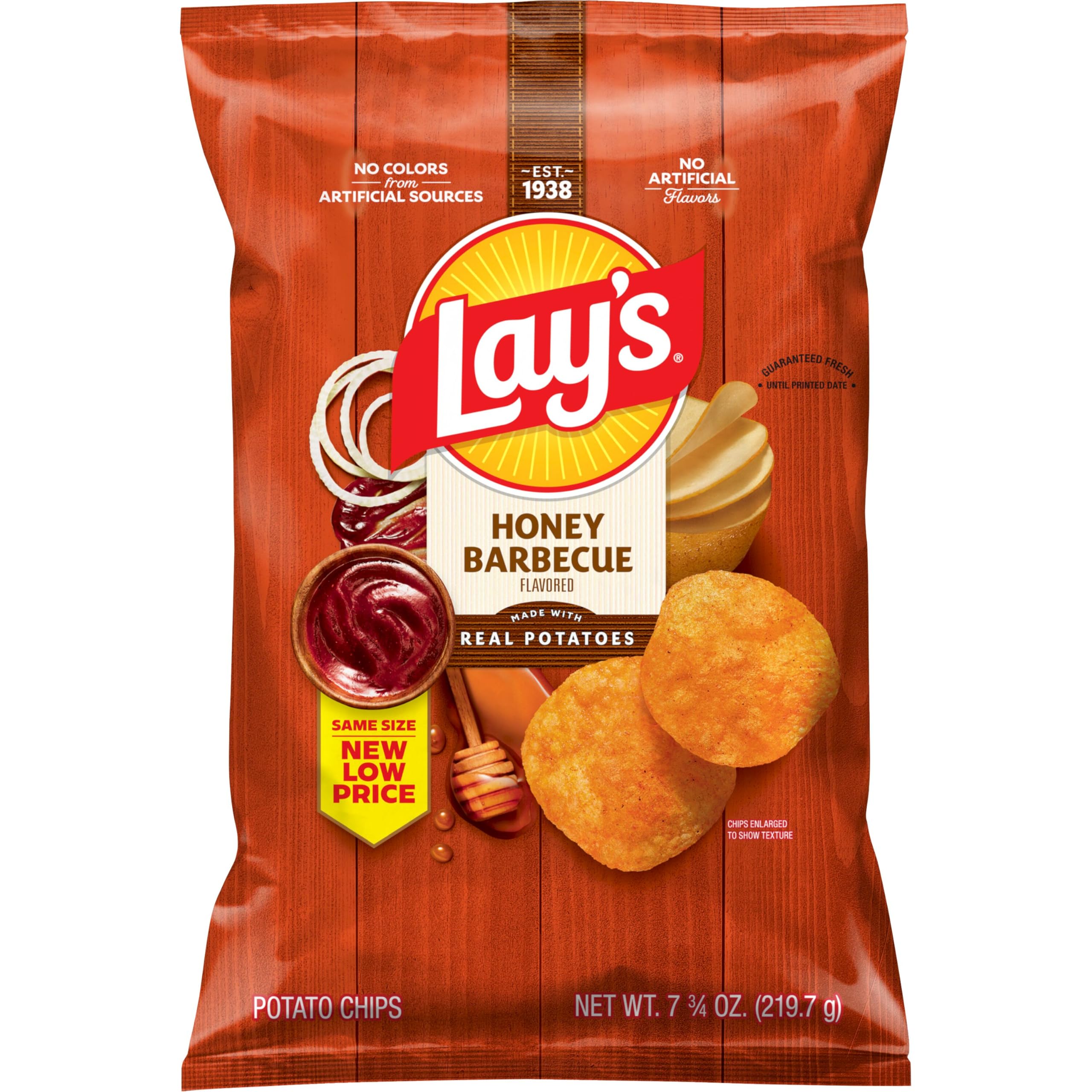 Lay's Potato Chips, Sour Cream & Onion Flavored, 12.5 Oz
