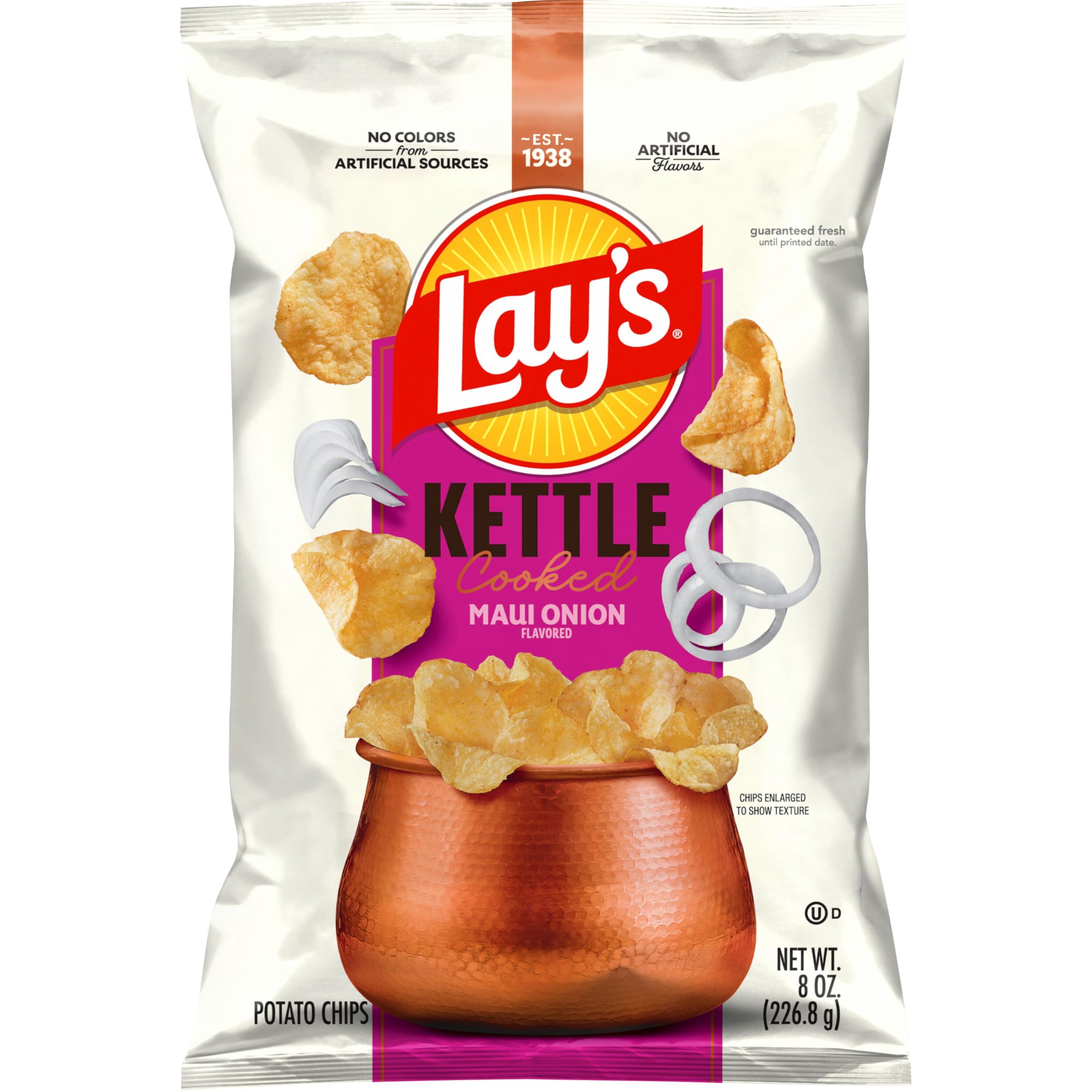 Lay's Classic Potato Chips Snacks, Gluten Free Chips, Party Size, 13oz Bag