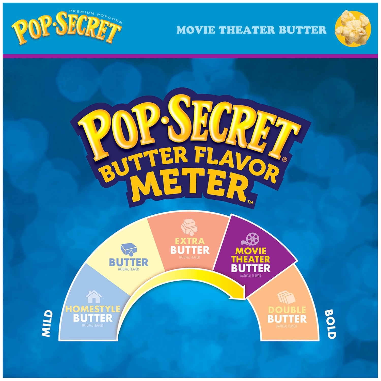 Pop Secret Microwave Popcorn, Movie Theater Butter Flavor, 3 Oz Sharing Bags, 30 Ct