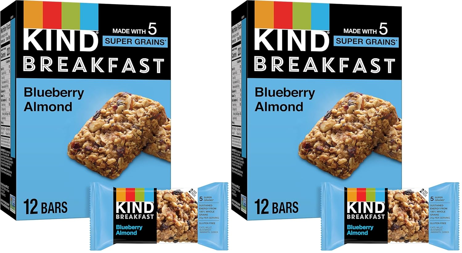 Kind, Bar Protein Breakfast Peanut Butter Banana Dark Chocolate 6 Count, 10.58 Ounce