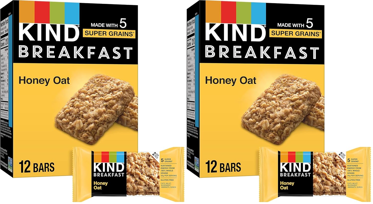 Kind, Bar Protein Breakfast Peanut Butter Banana Dark Chocolate 6 Count, 10.58 Ounce