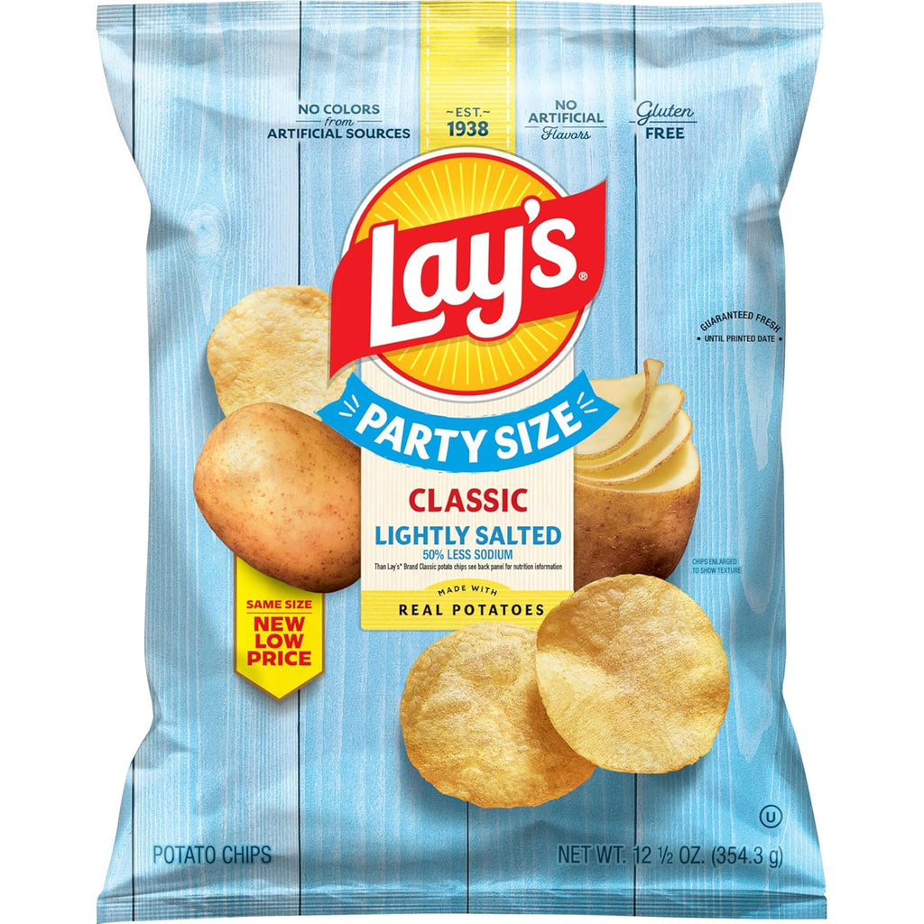 Lay's Lightly Party Size, 12.5 Oz