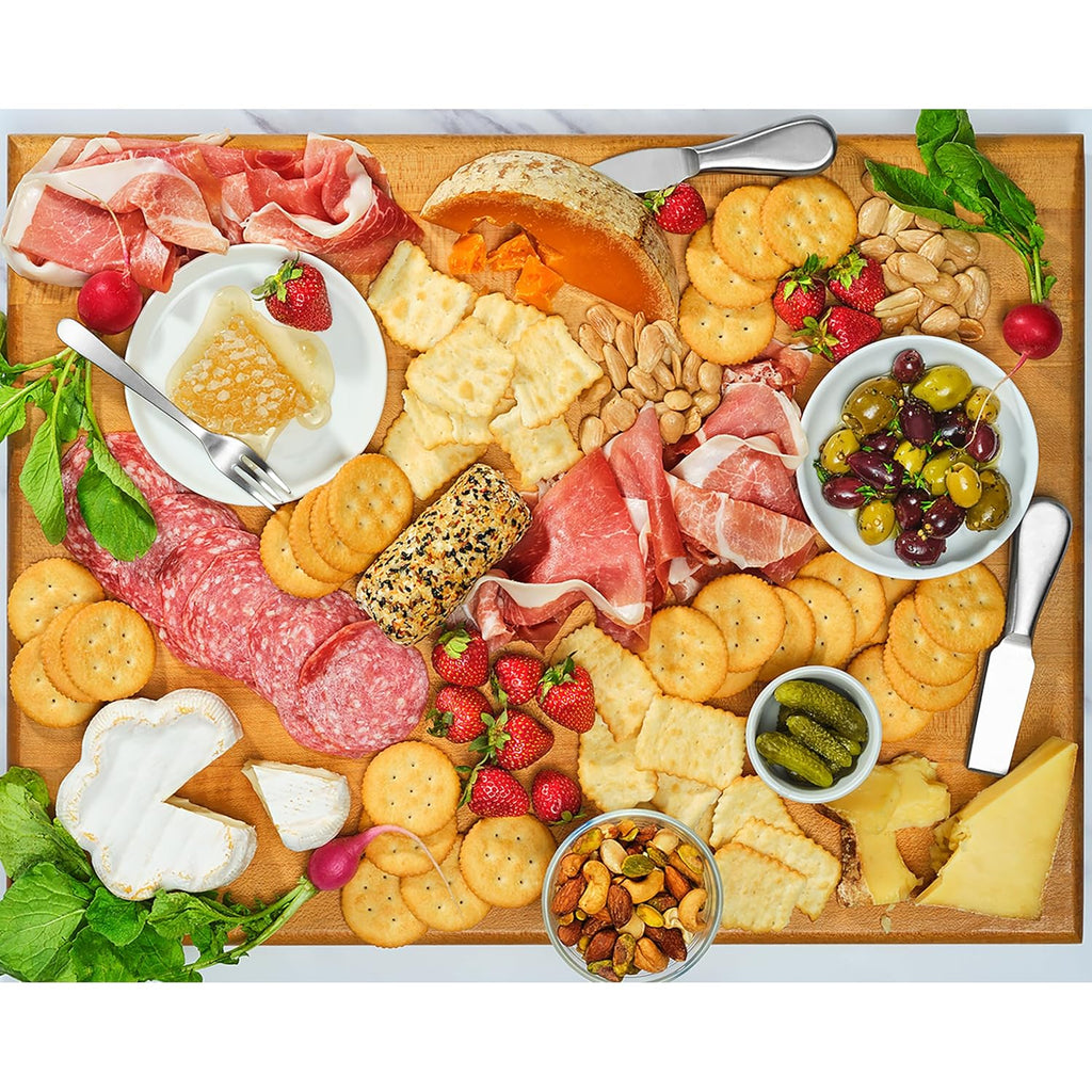 RITZ Crackers Entertaining Variety Pack with Original, Everything, and Garlic Butter Crackers, Snacks for Kids and Adults, Party Snacks, 10.3 oz