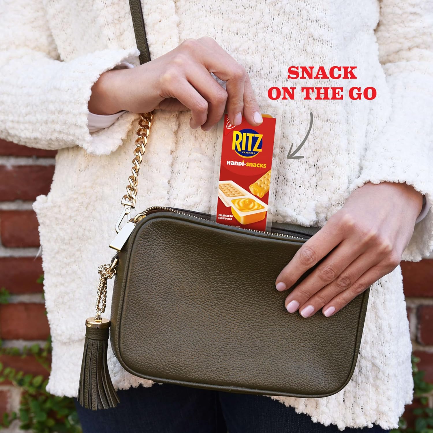 Handi-Snacks RITZ Crackers 'N Cheesy Dip Snack Packs, 20 Snack Packs