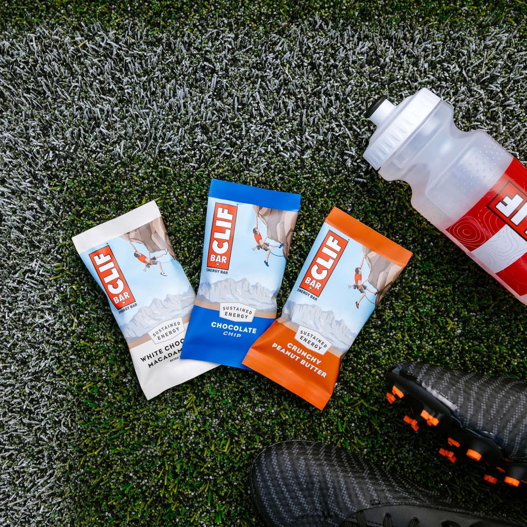 CLIF BAR - Energy Protein Bars - Crunchy Peanut Butter - Made with Organic Oats - Energy Bars - Non-GMO - (15 Pack)
