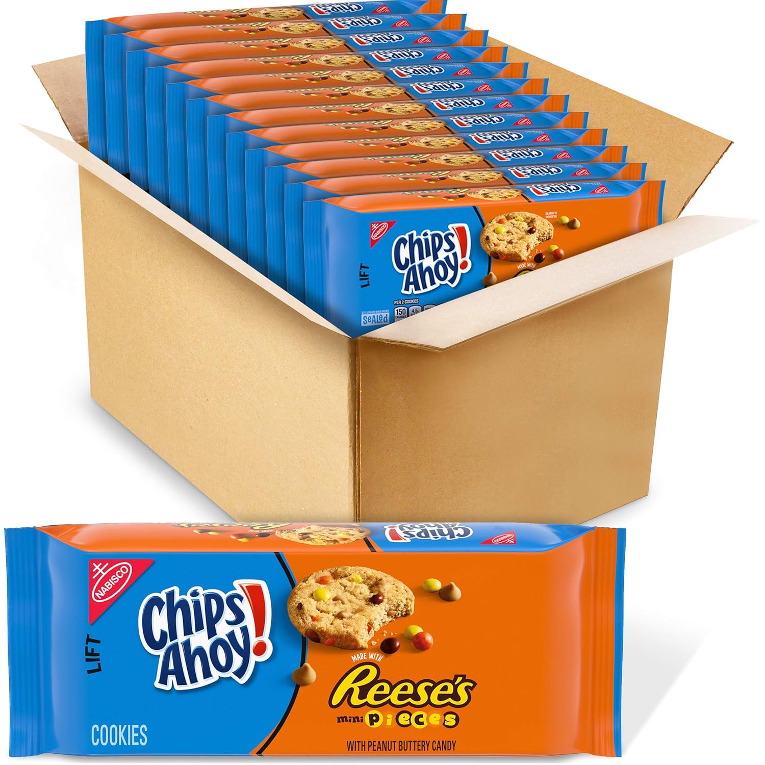 NABISCO CHIPS AHOY! CHIPS AHOY! Original Chocolate Chip Cookies, Party Size, 25.3 oz
