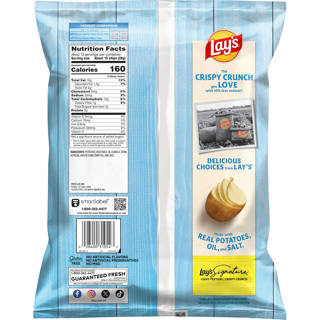 Lay's Lightly Party Size, 12.5 Oz