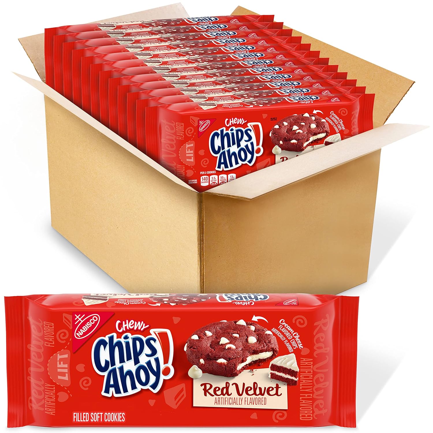NABISCO CHIPS AHOY! CHIPS AHOY! Original Chocolate Chip Cookies, Party Size, 25.3 oz