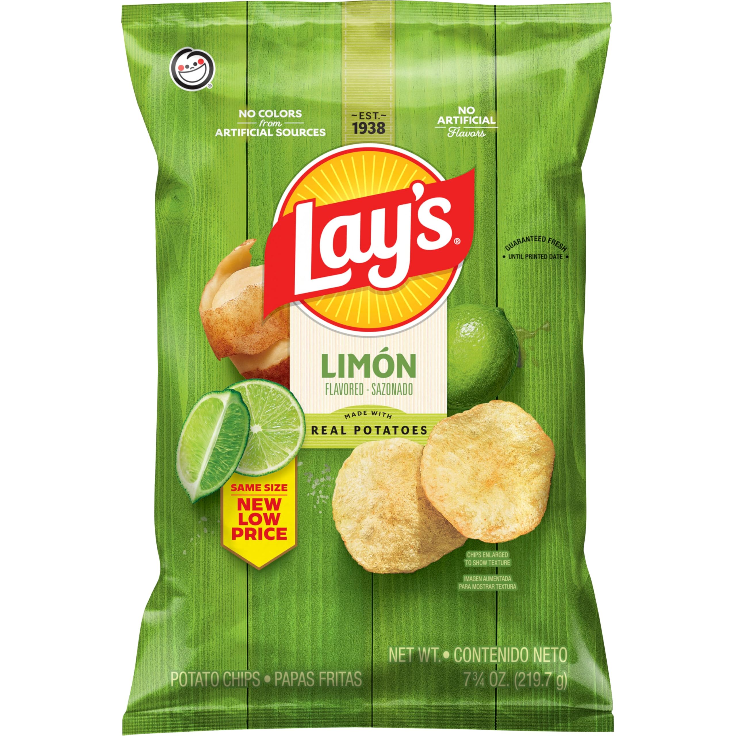 Lay's Classic Potato Chips Snacks, Gluten Free Chips, Party Size, 13oz Bag